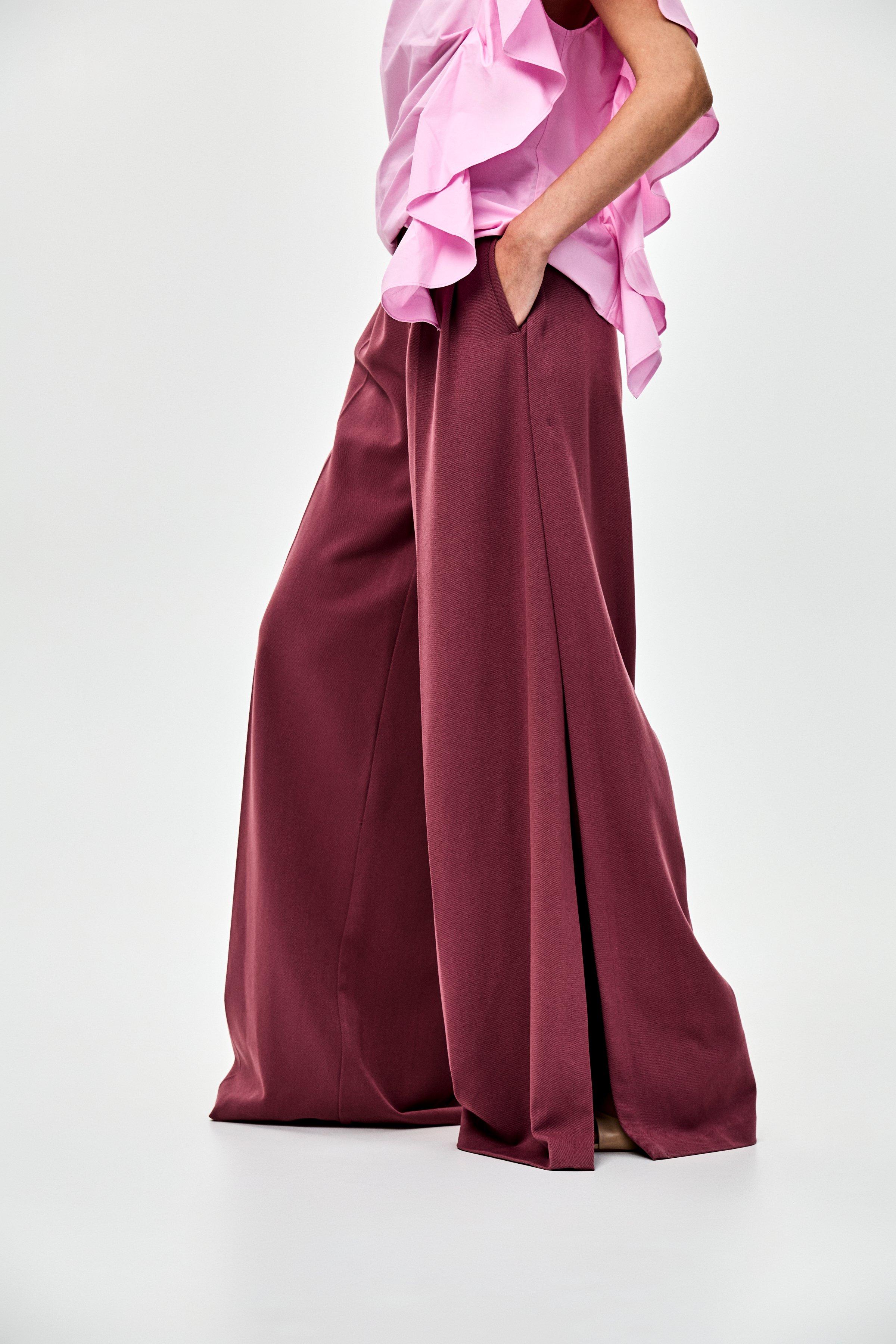 CKS - MabelxIrmy - long trouser - burgundy