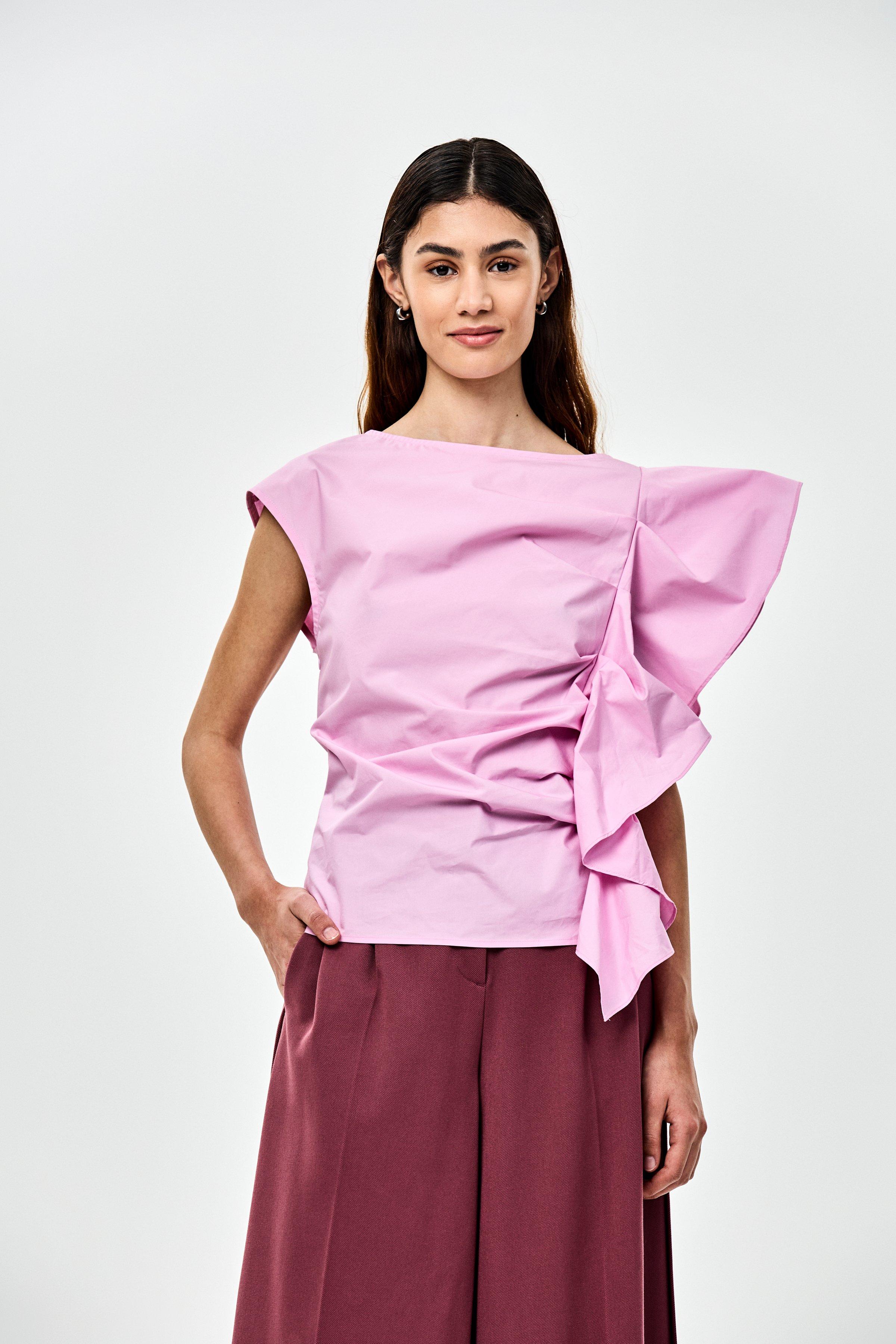 CKS - AntoinettexIrmy - top sans manches - rose