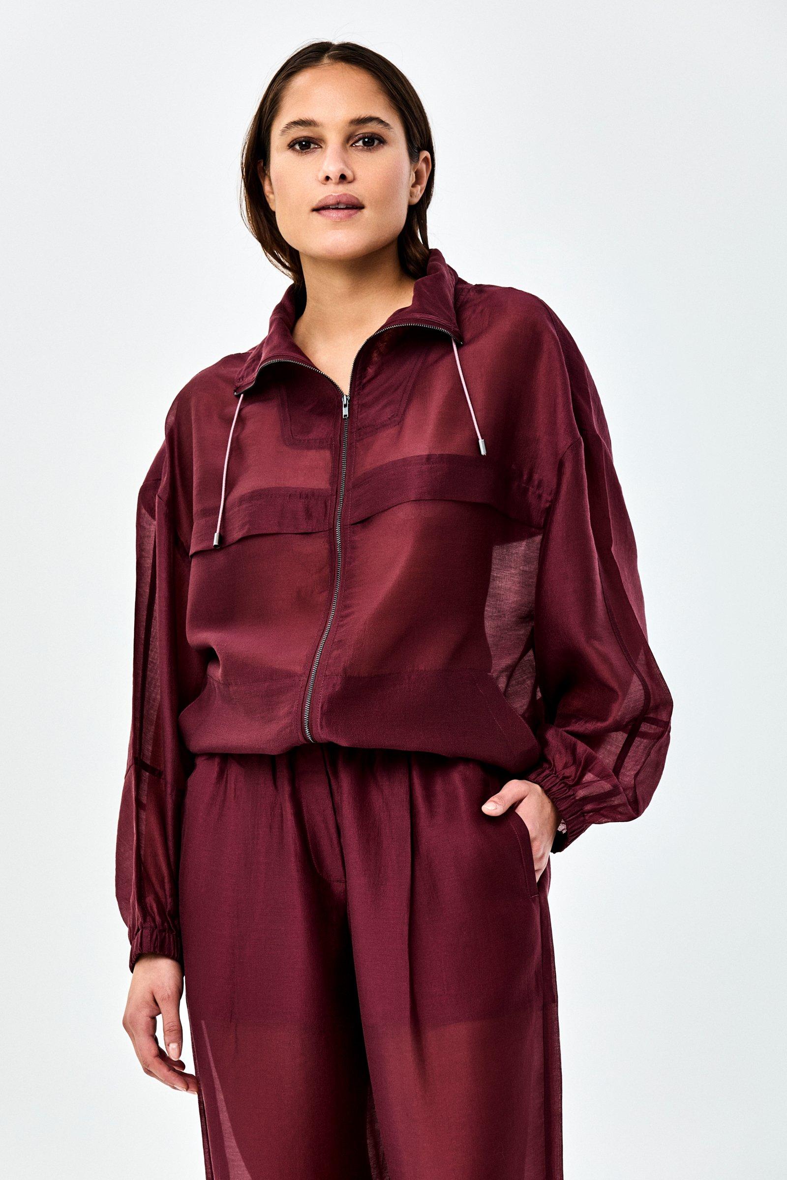 CKS - CIKI - casualjacket - donkerrood