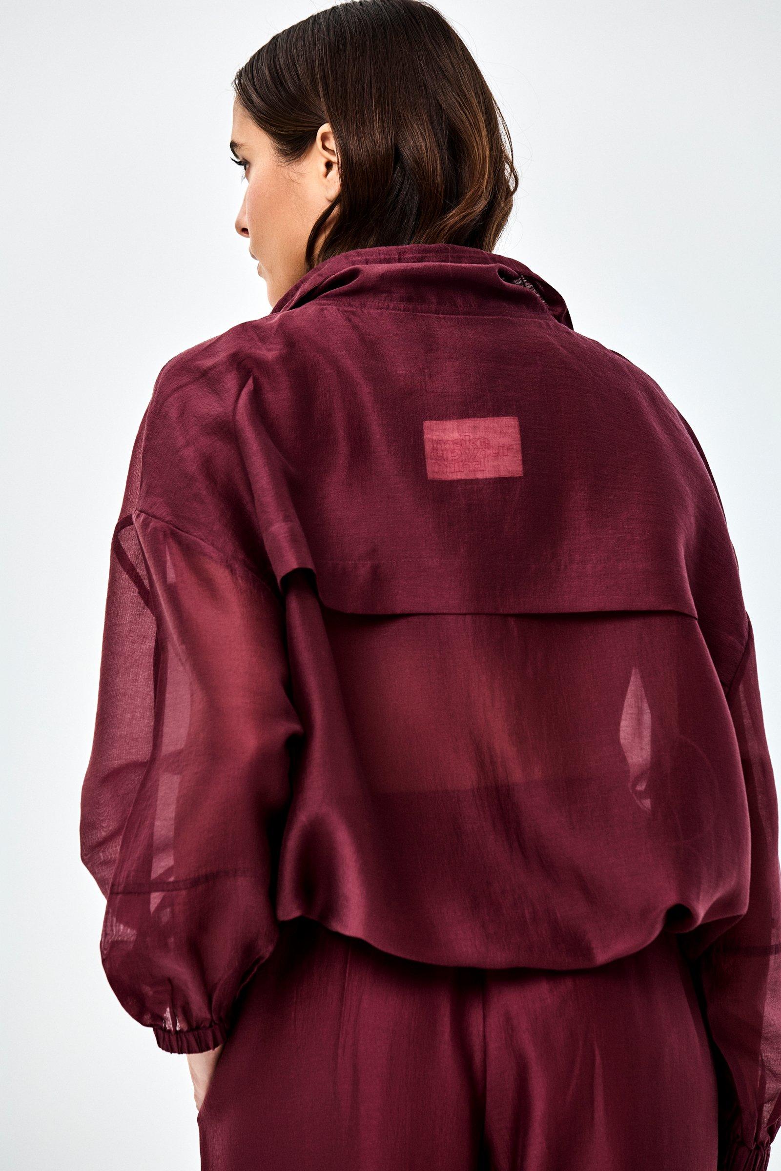 CKS - CIKI - casualjacket - donkerrood