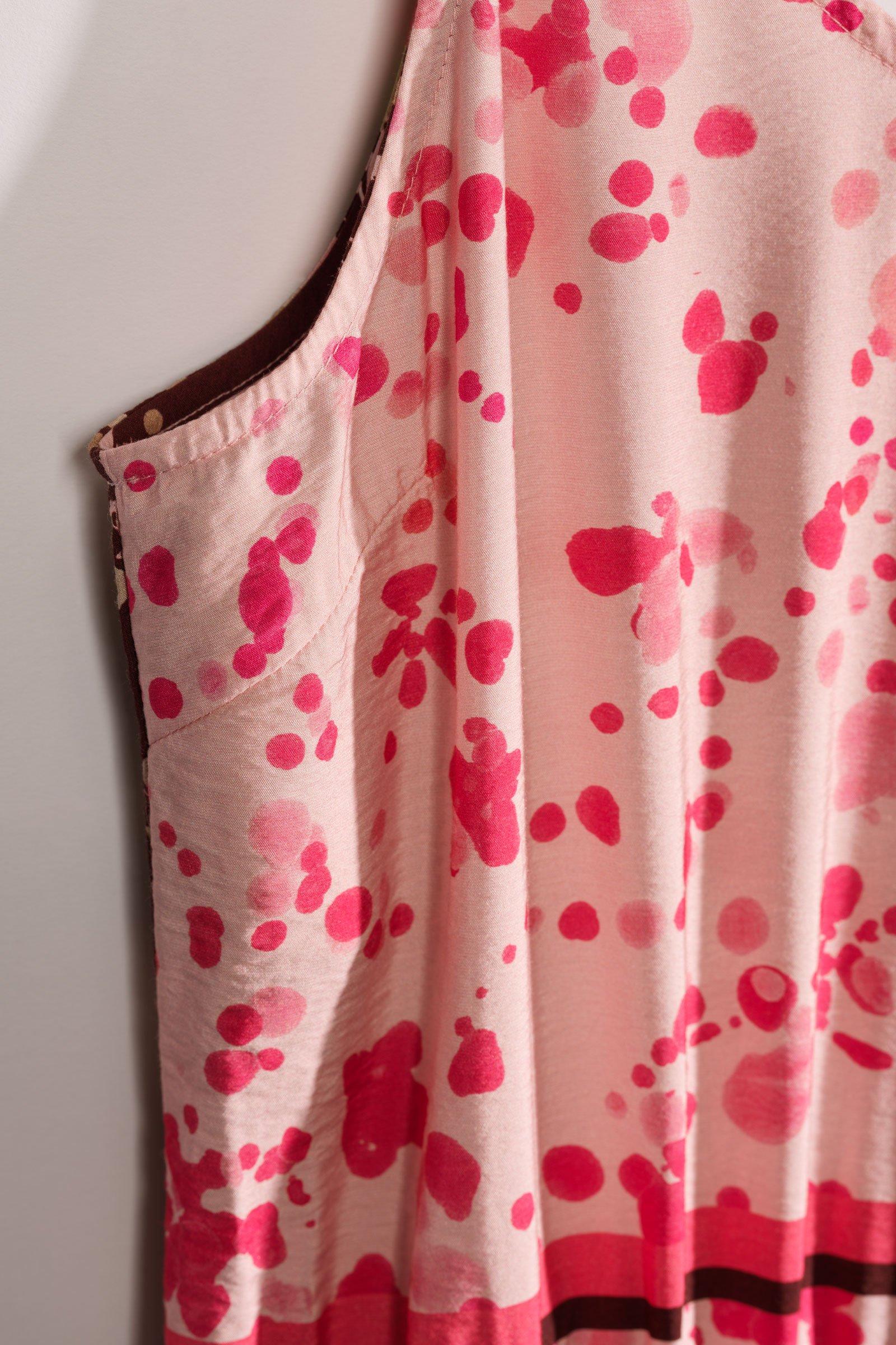 CKS - DARFY - Midi-Kleid - Dunkelrot