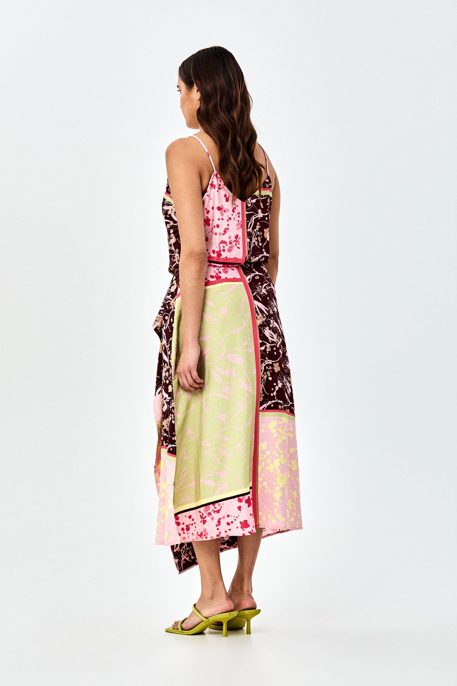 CKS - DARFY - midi dress - dark red