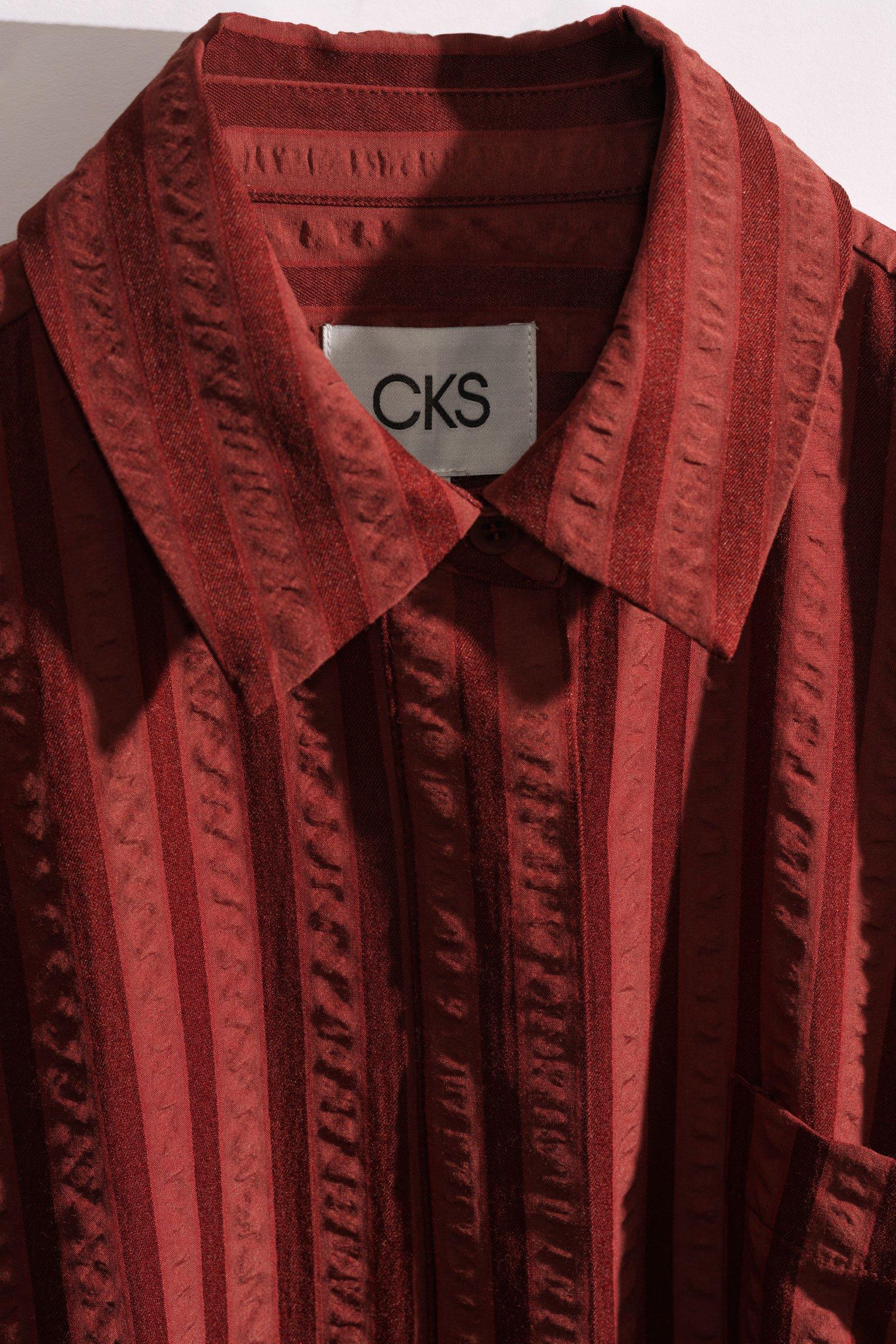 CKS - DIMPLY - robe courte - rouge fonc&eacute;