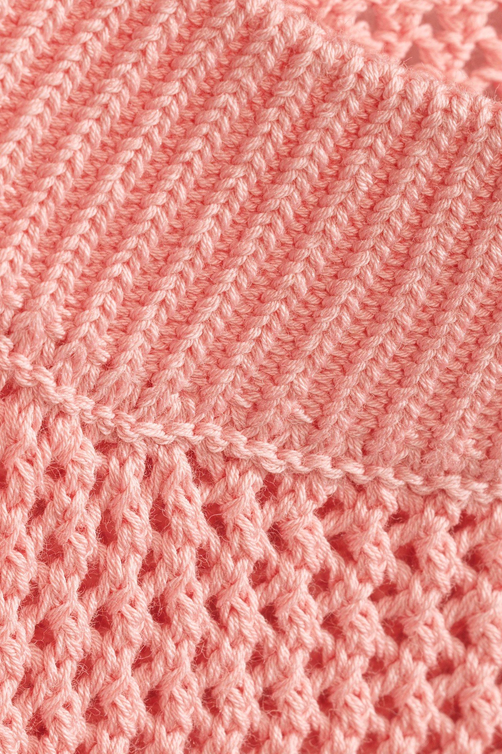 CKS - PRETTY - gebreide top - lichtroze
