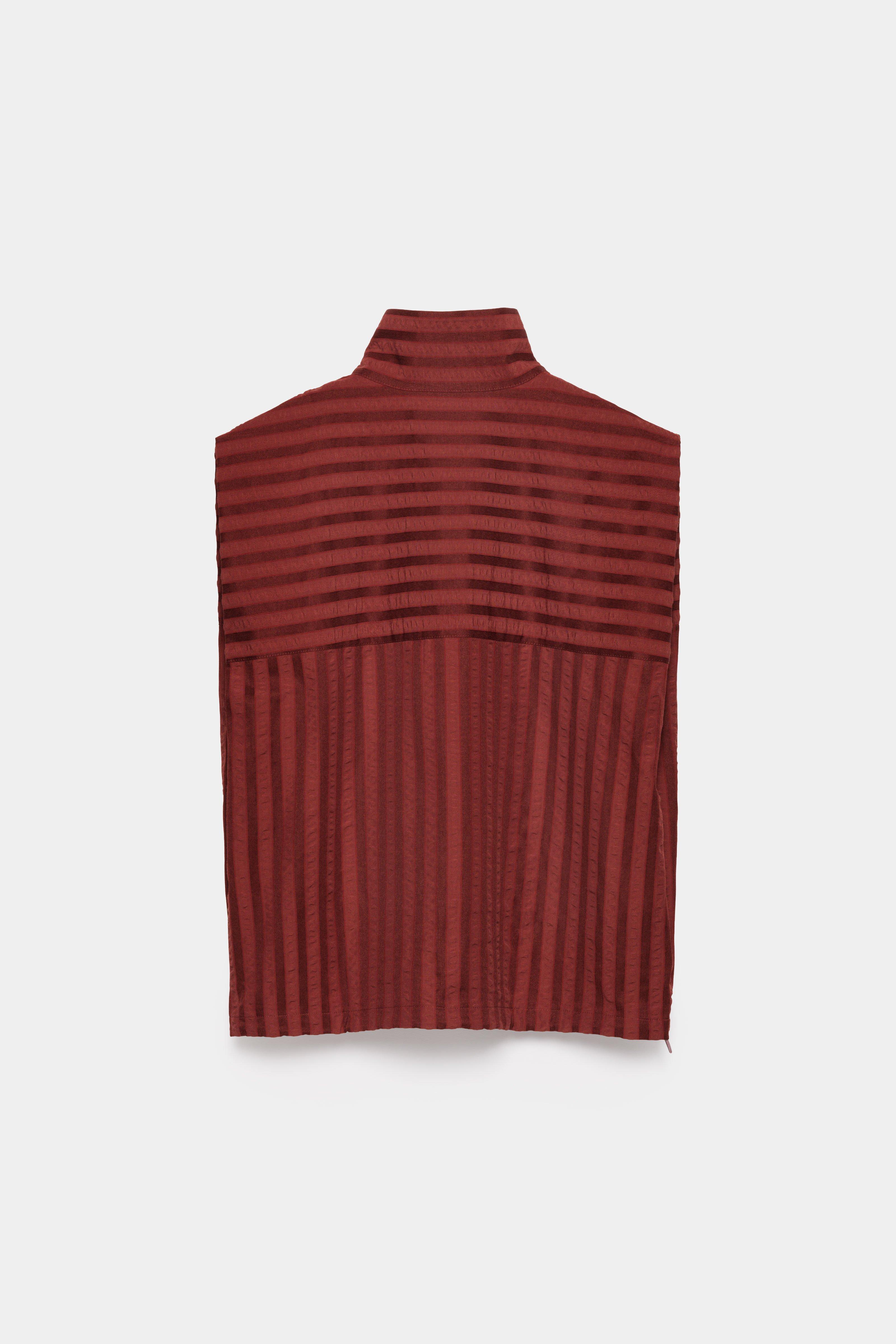 CKS - SEDO - blouse korte mouwen - donkerrood