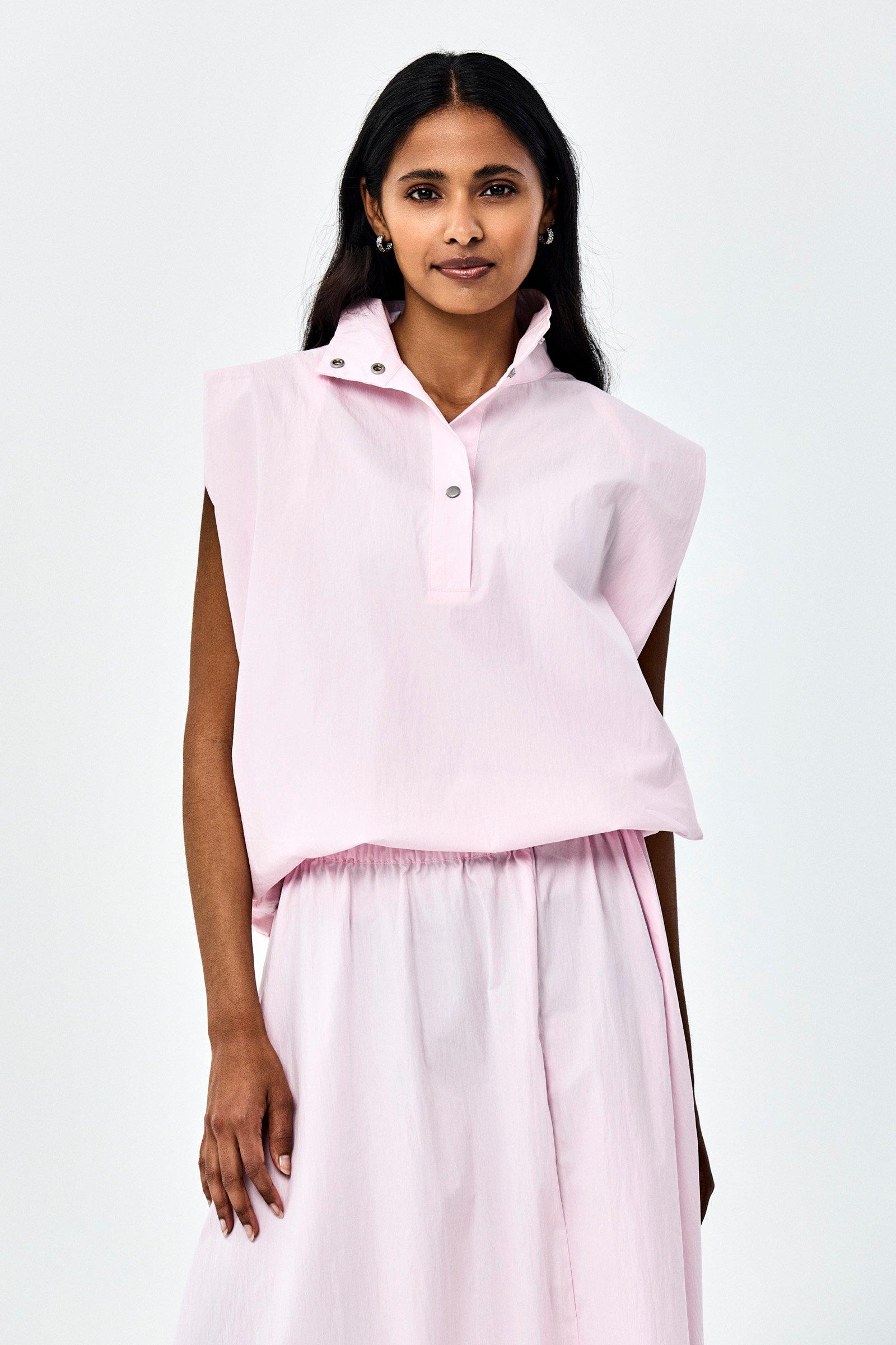 CKS - SEDO - blouse korte mouwen - lichtroze