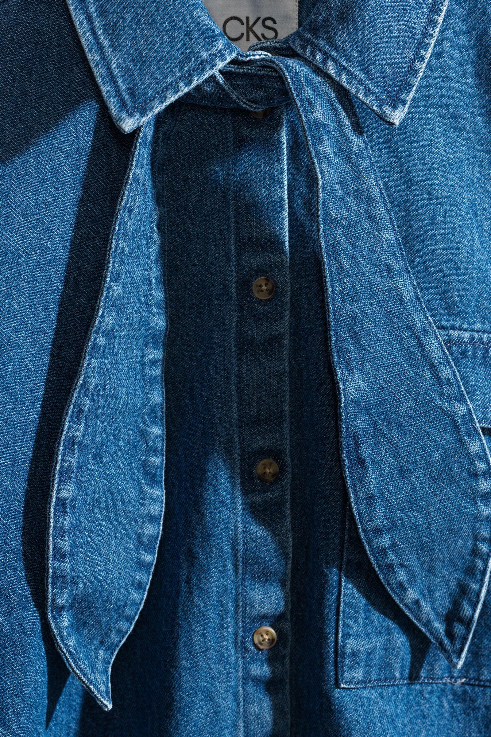 CKS - STOW - Bluse Lange &Auml;rmel - Blau