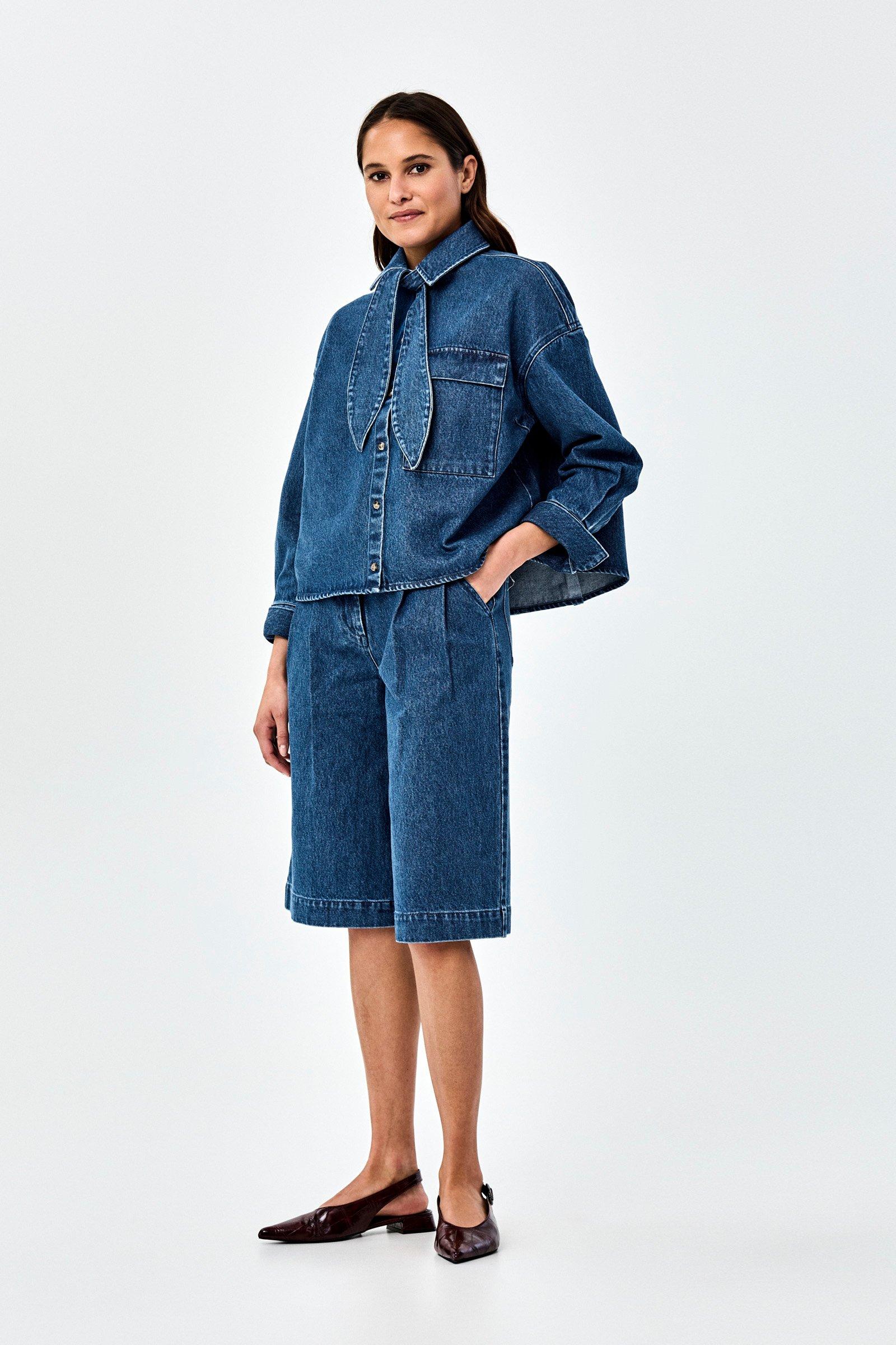 CKS - TAKELONGER - Bermudas - Blau
