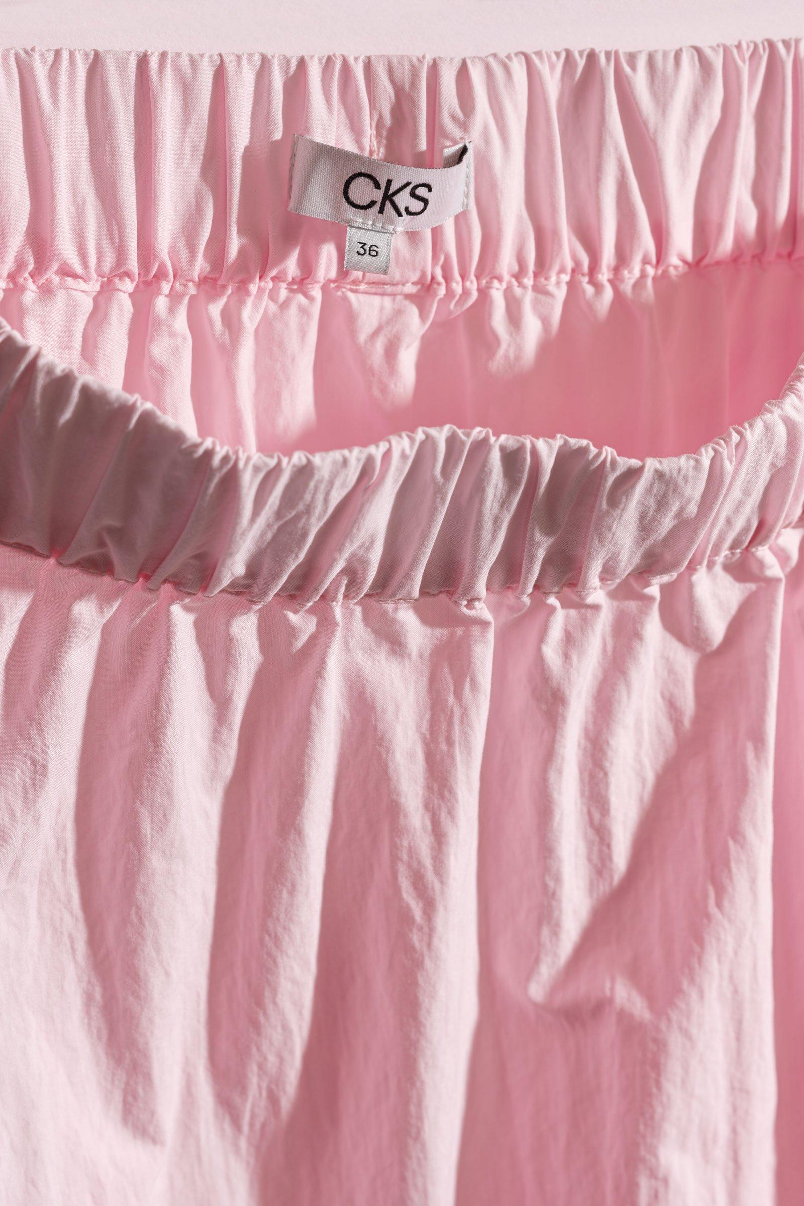 CKS - SKOVA - jupe longue - rose clair