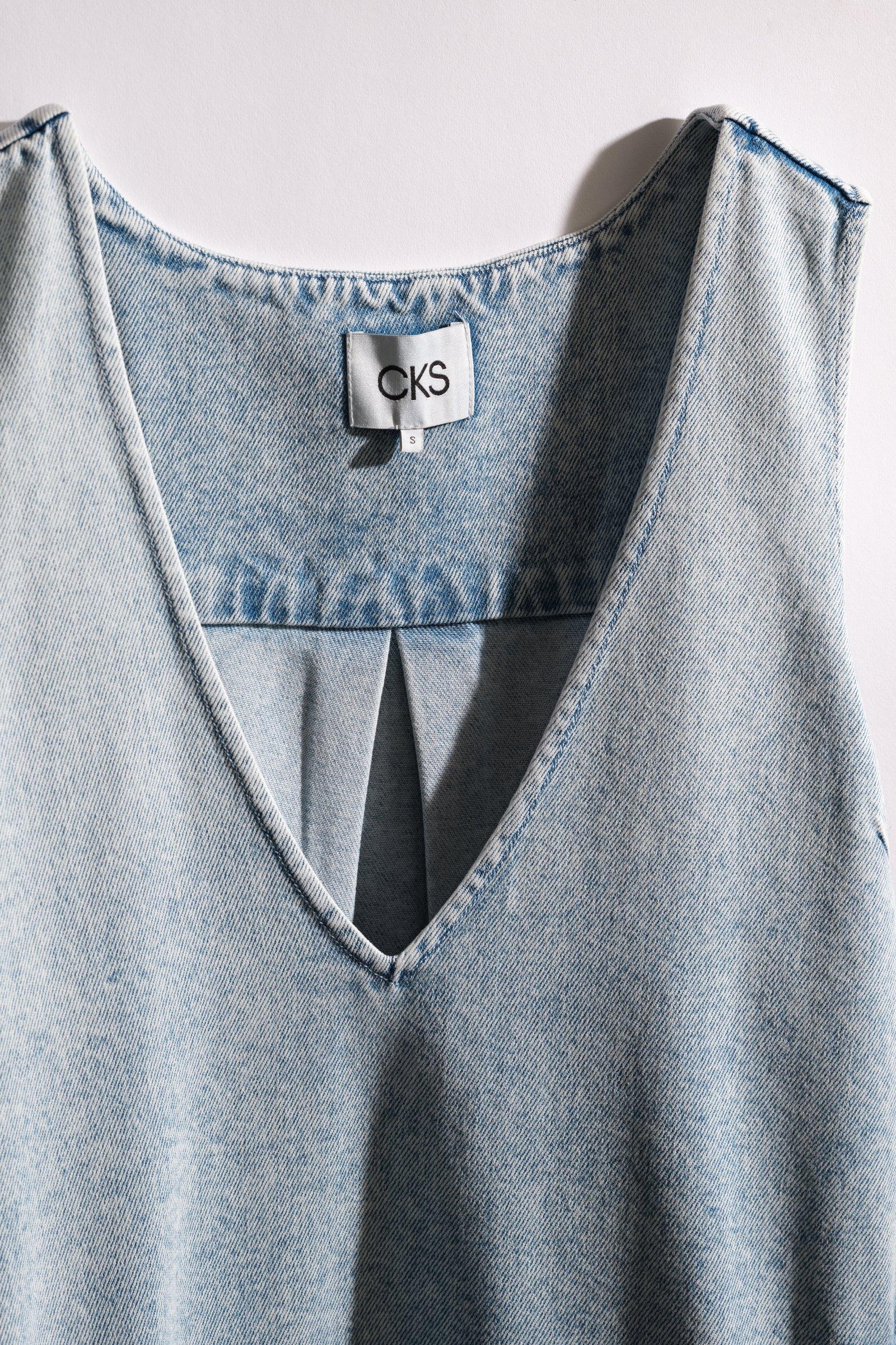 CKS - DOTTIE - short dress - light blue