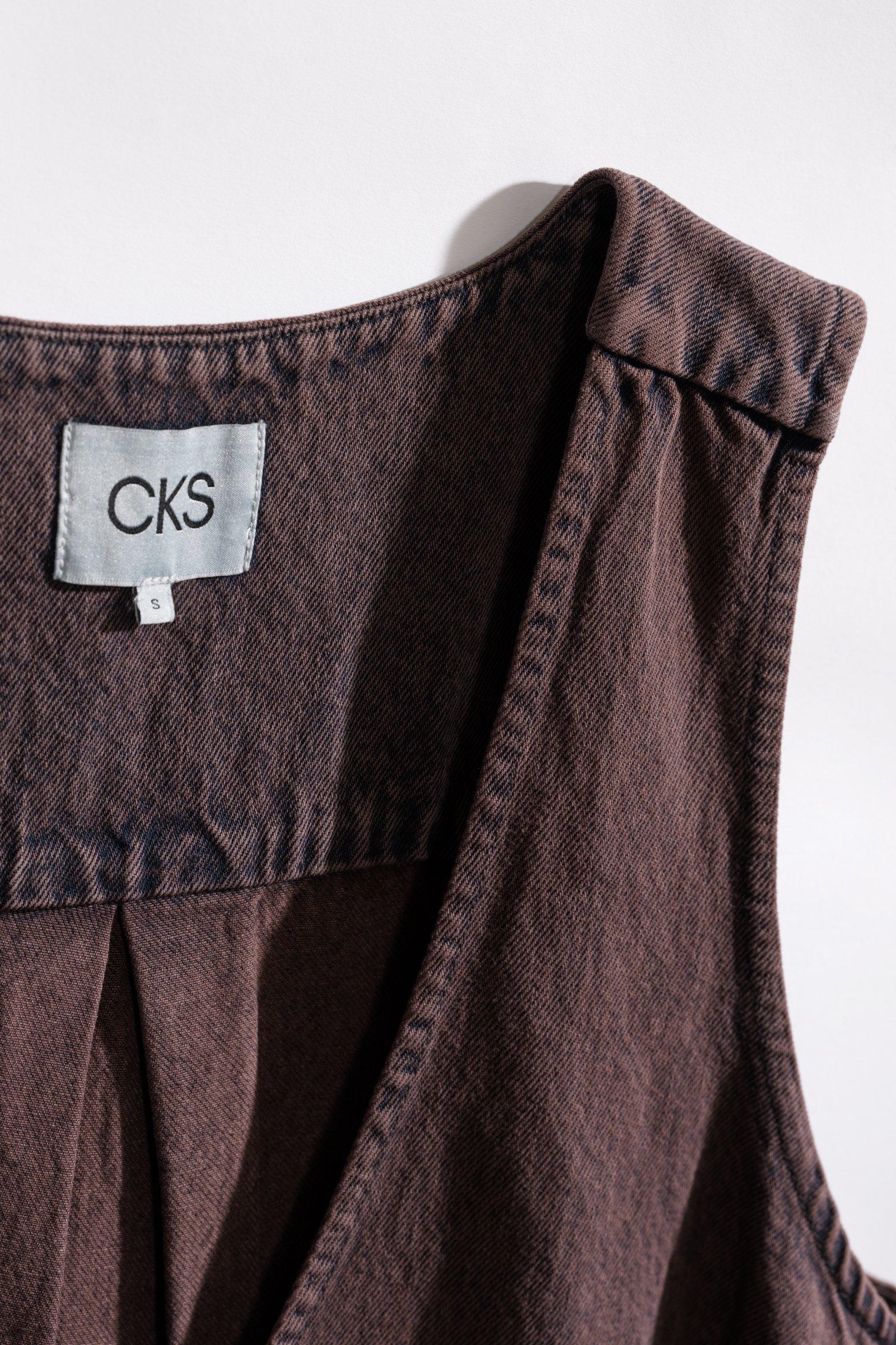 CKS - DOTTIE - korte jurk - bruin