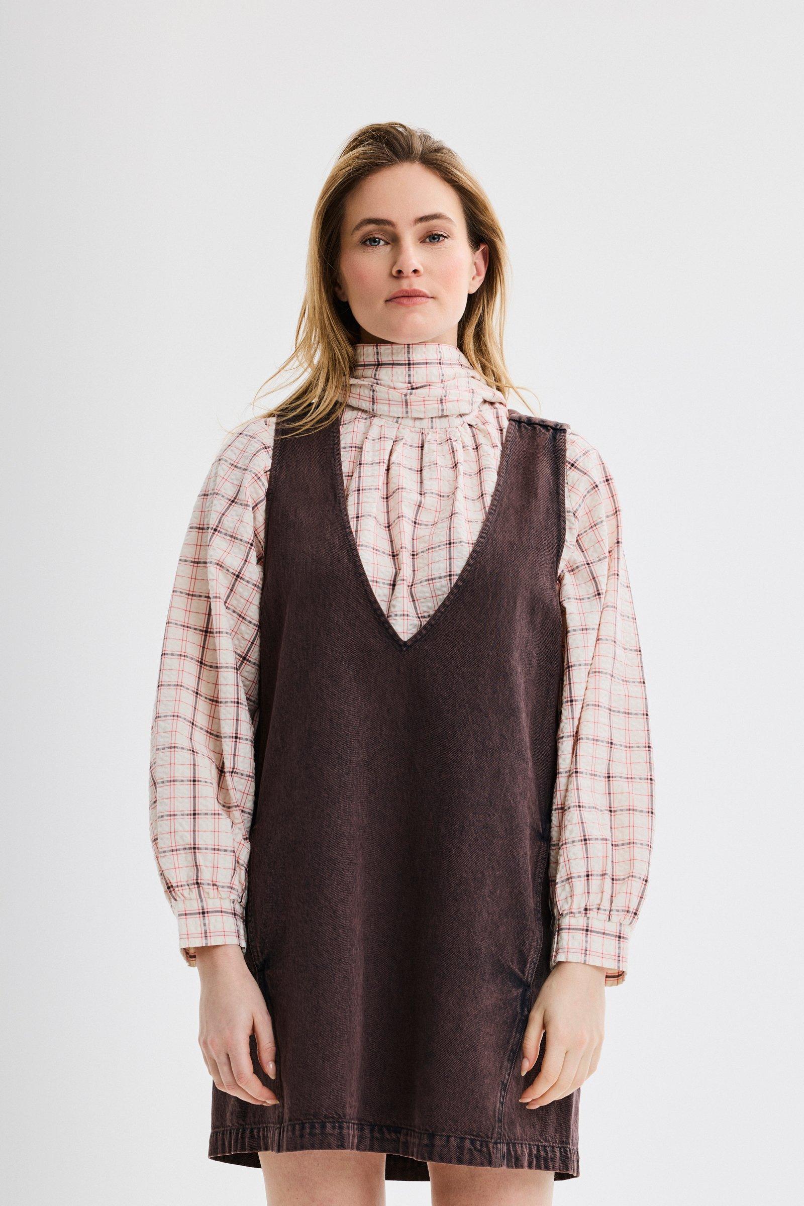 CKS - DOTTIE - Kurzes Kleid - Braun