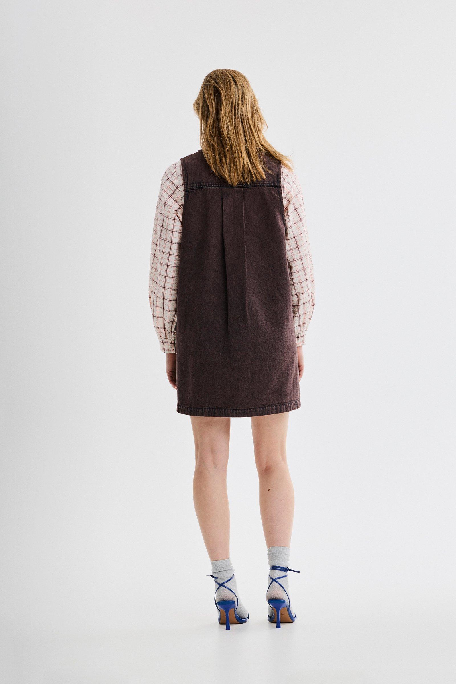 CKS - DOTTIE - short dress - brown