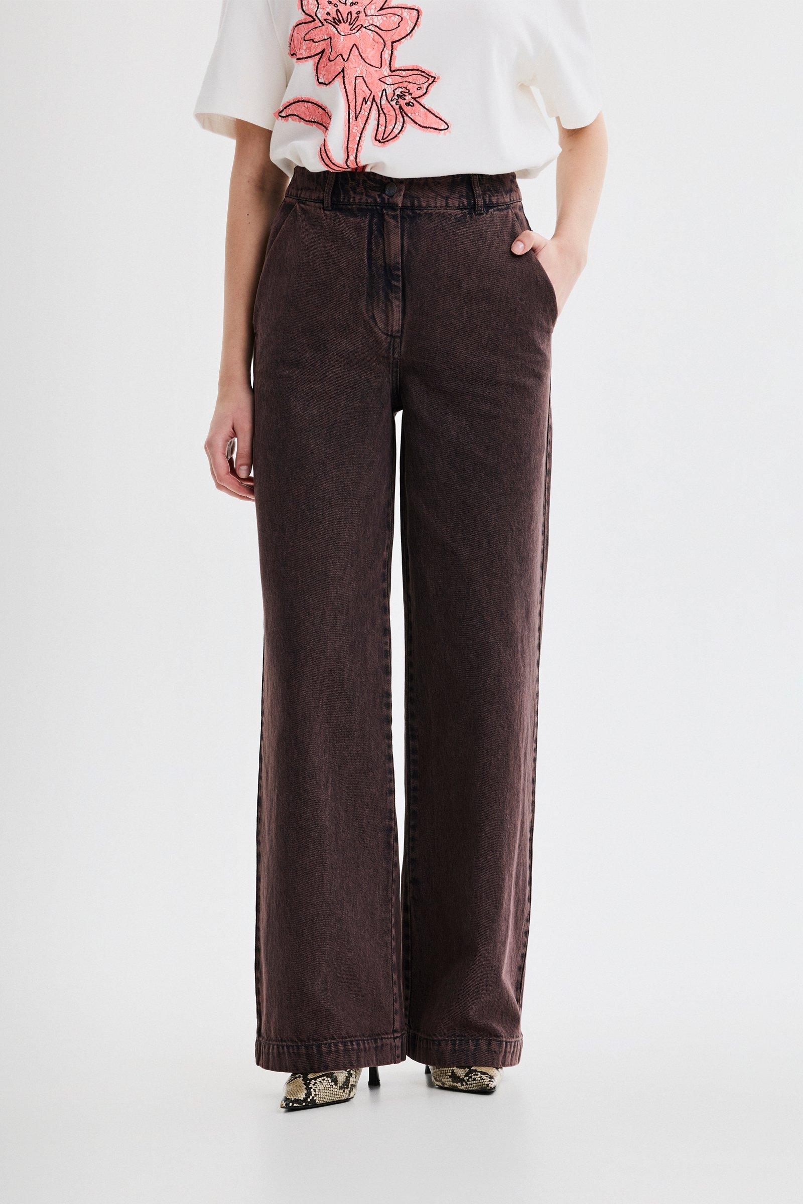 CKS - RODANA - jeans longs - brun