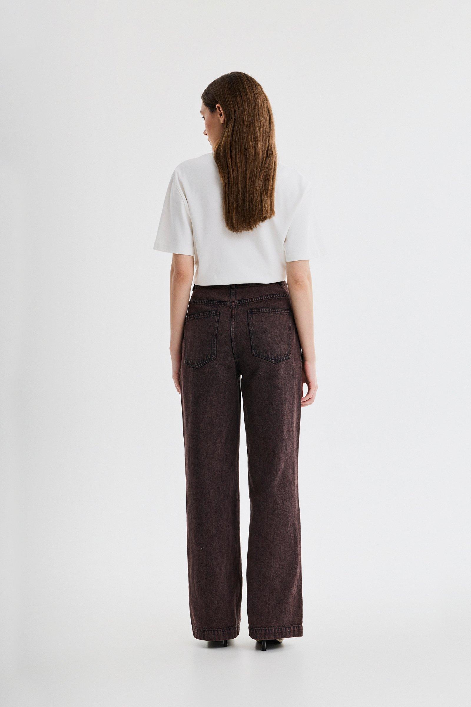 CKS - RODANA - lange jeans - bruin