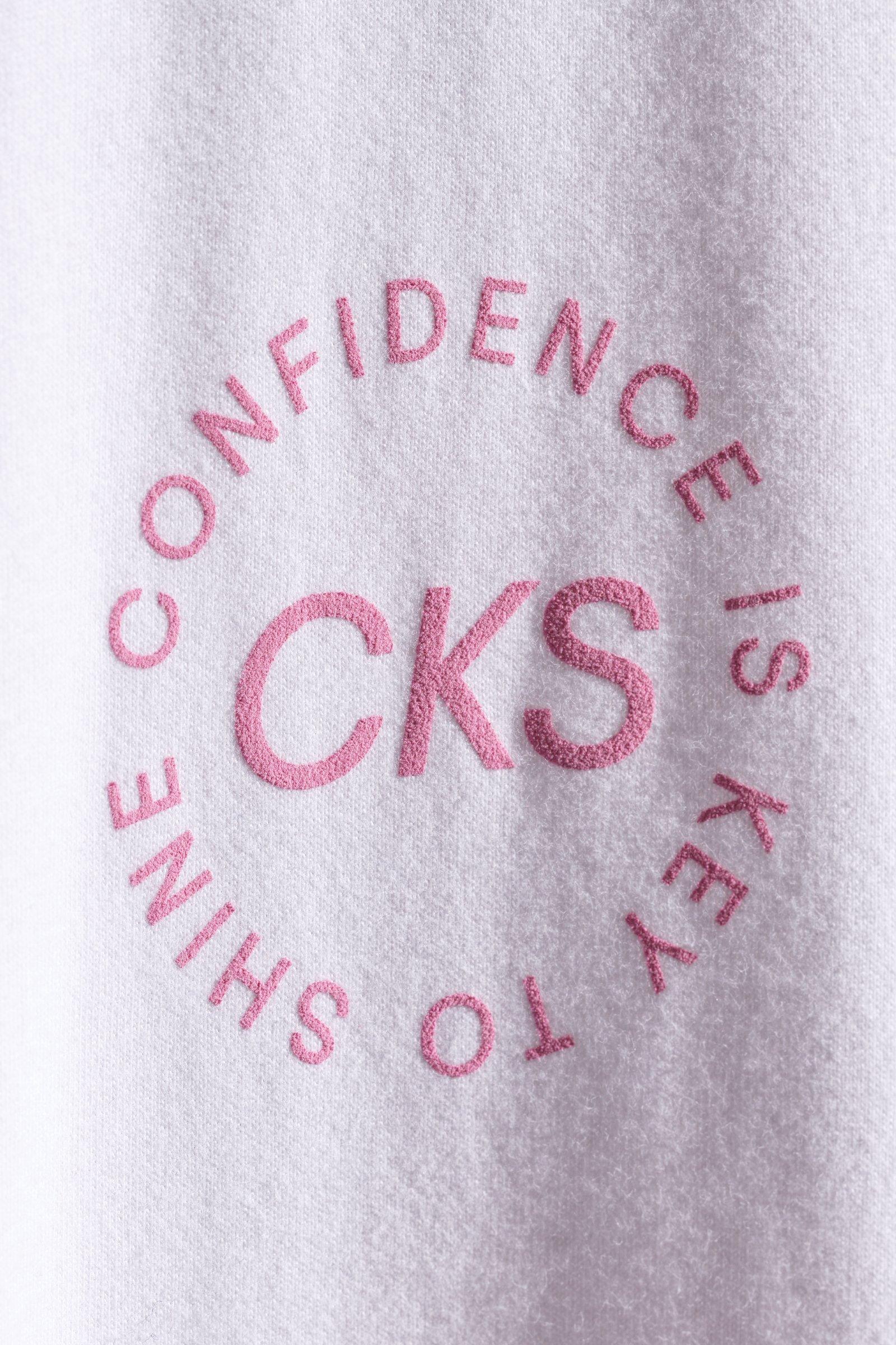 CKS - CLUB - T-Shirt Langarm - Wei&szlig;