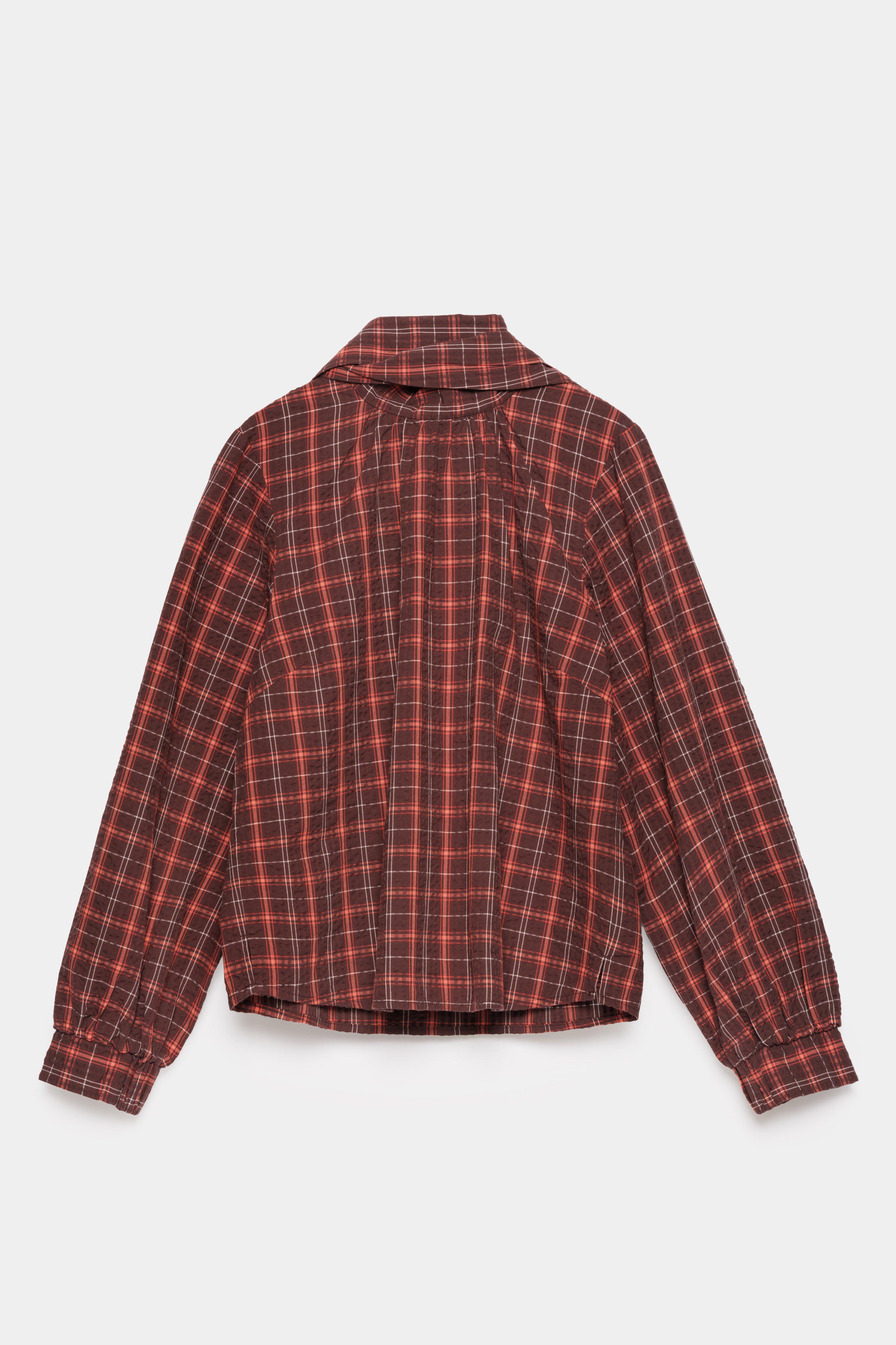 CKS - SHAYTIE - blouse korte mouwen - donkerbruin