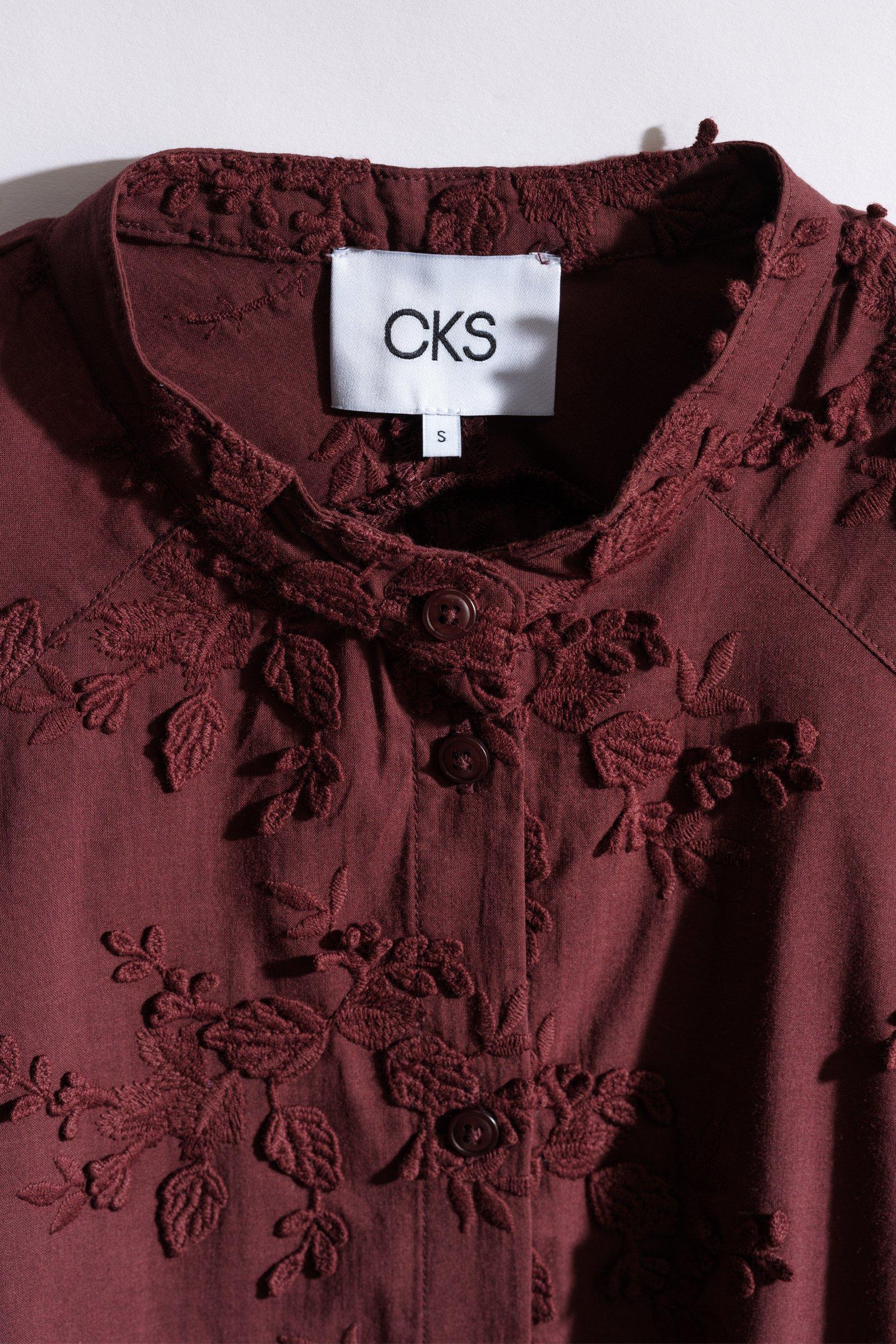 CKS - SOLEY - blouse long sleeves - burgundy