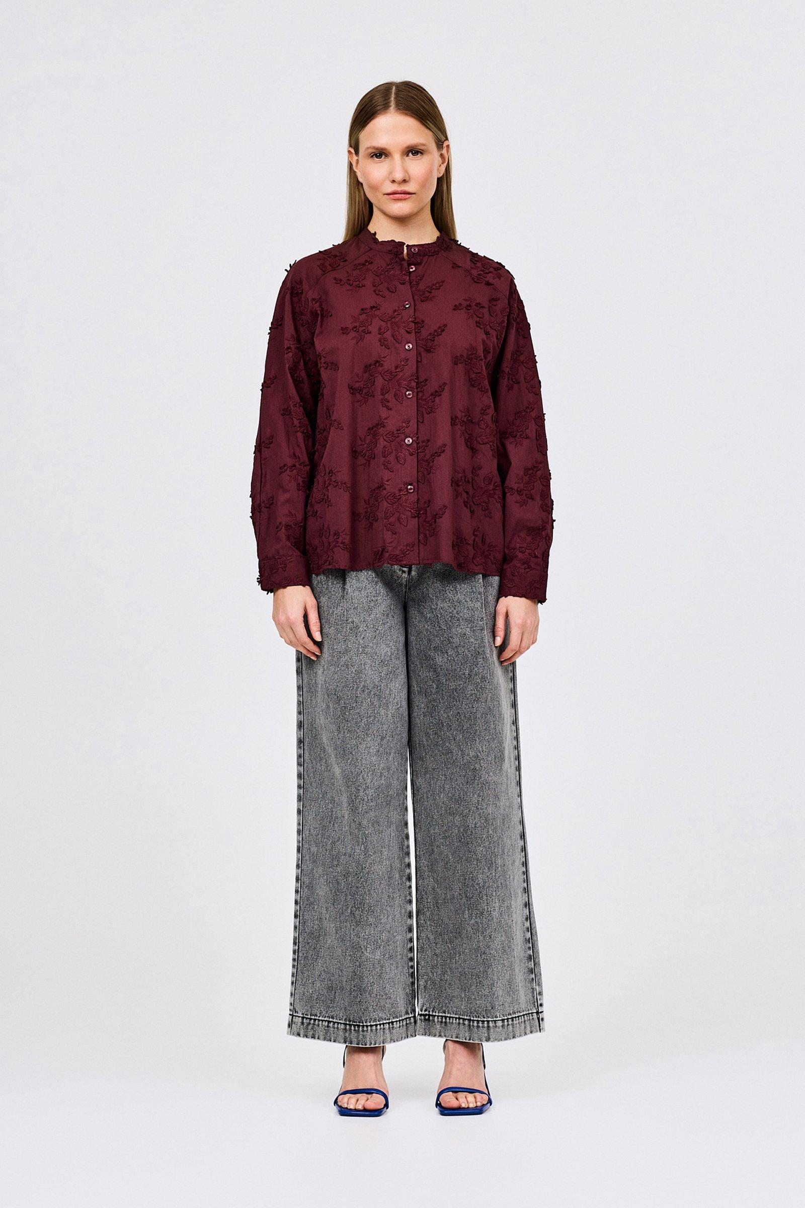 CKS - SOLEY - blouse lange mouwen - paars