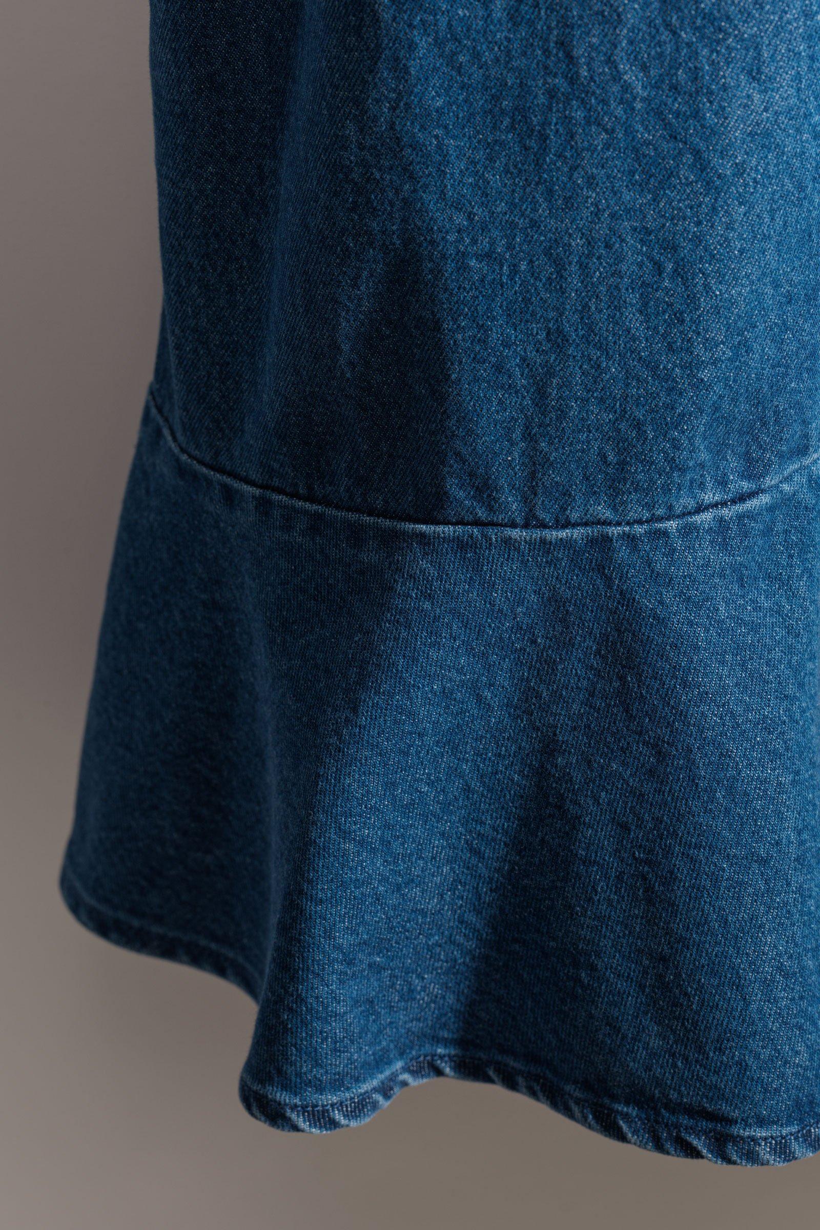 CKS - DROPTIE - short dress - blue