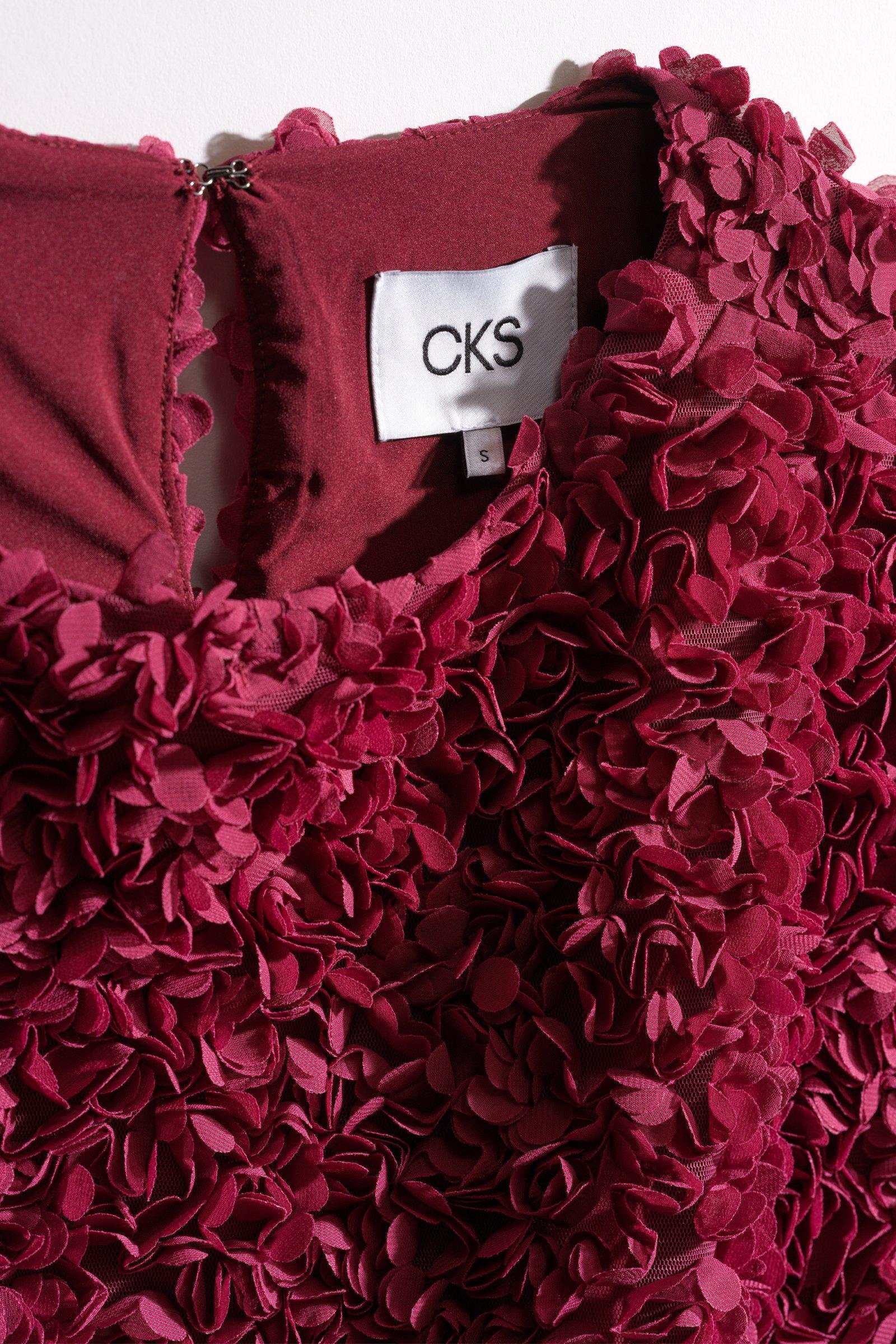 CKS - SOPA - blouse korte mouwen - donkerrood