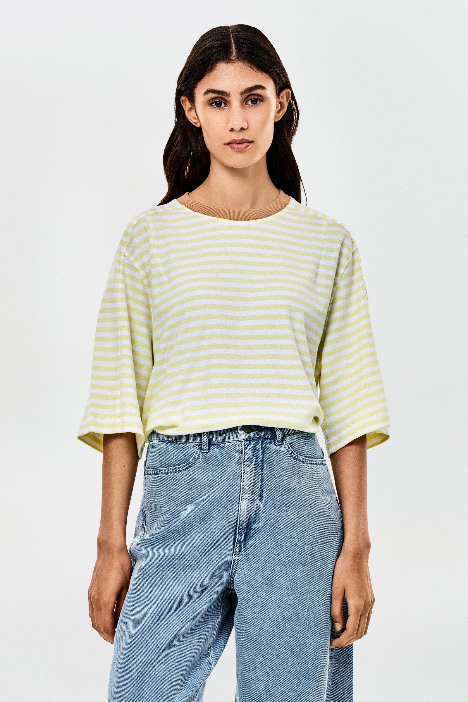 CKS - SWIZZA - t-shirt short sleeves - light yellow