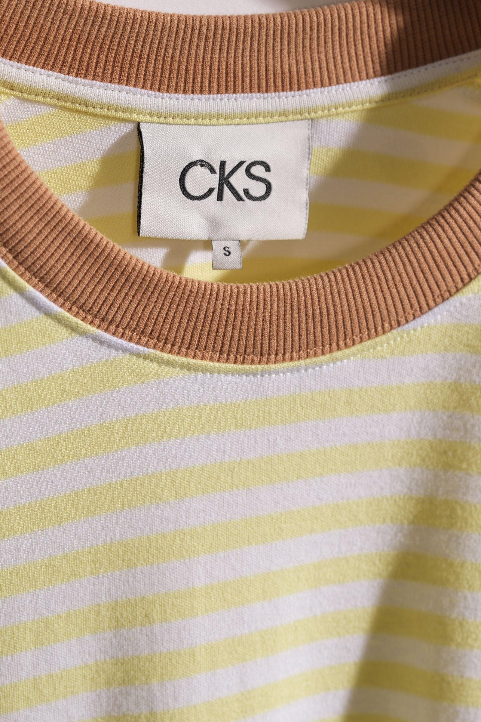 CKS - SWIZZA - t-shirt short sleeves - light yellow