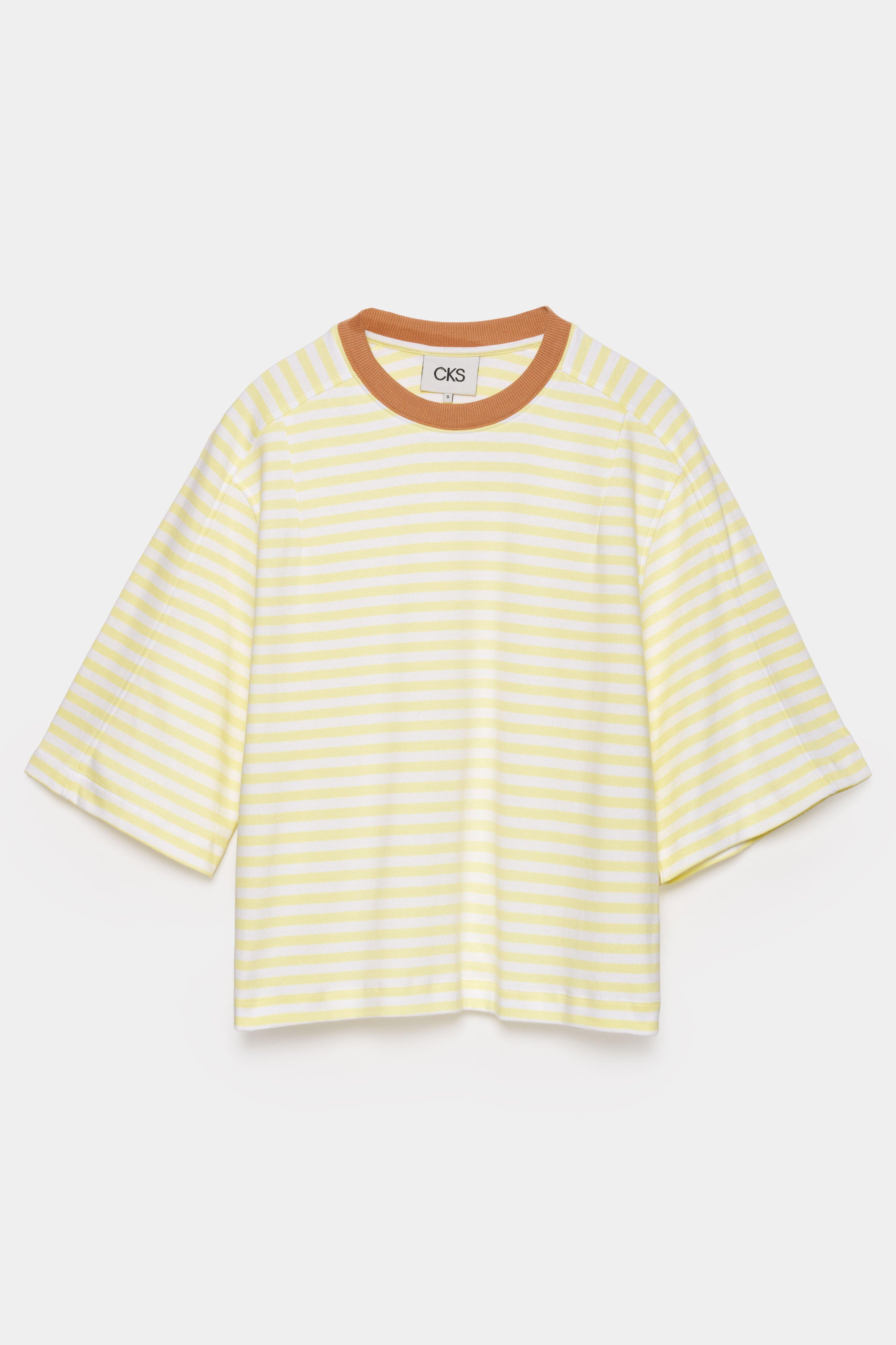 CKS - SWIZZA - t-shirt &agrave; manches courtes - jaune claire