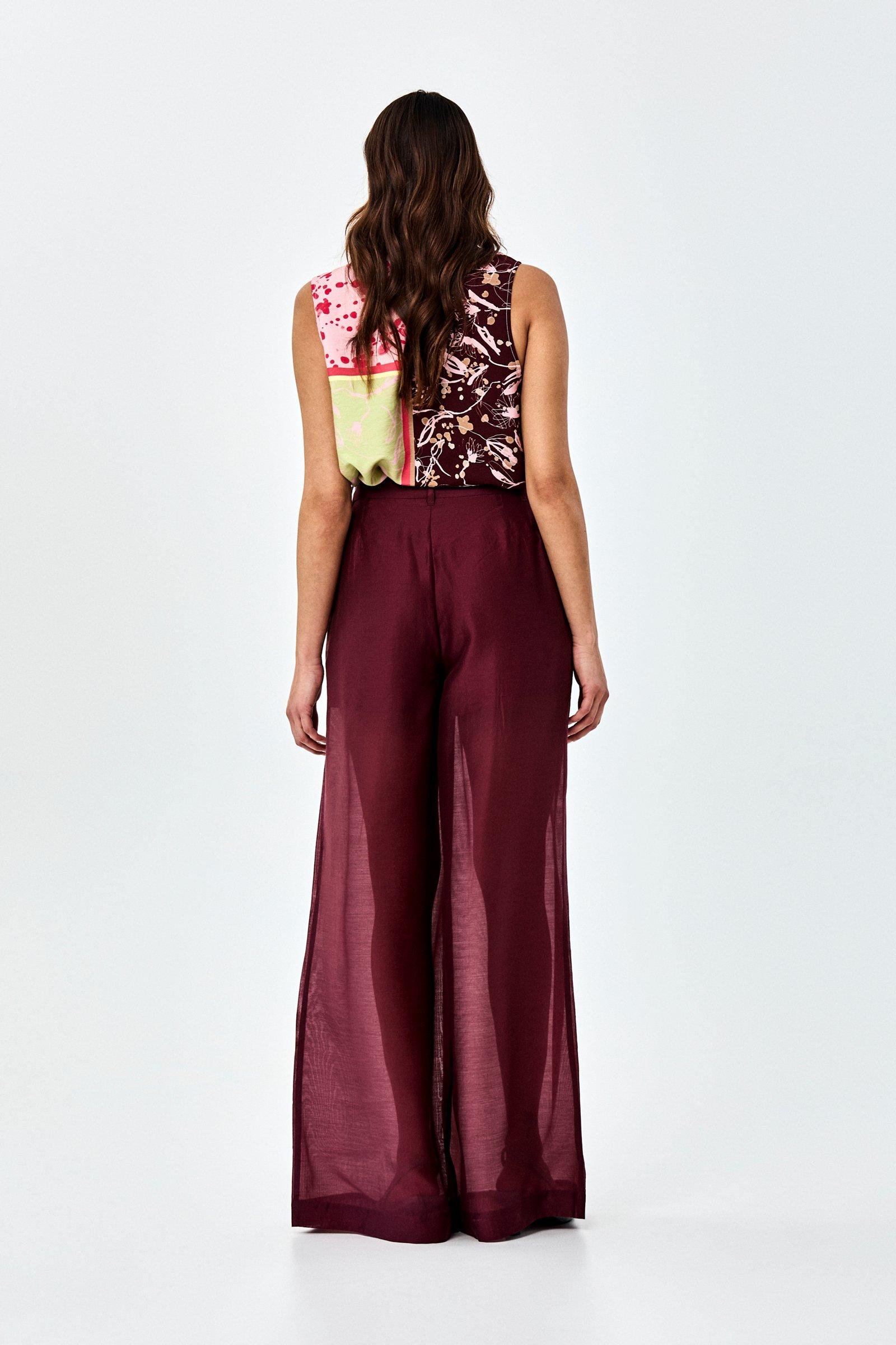 CKS - THEOWIDER - long trouser - dark red