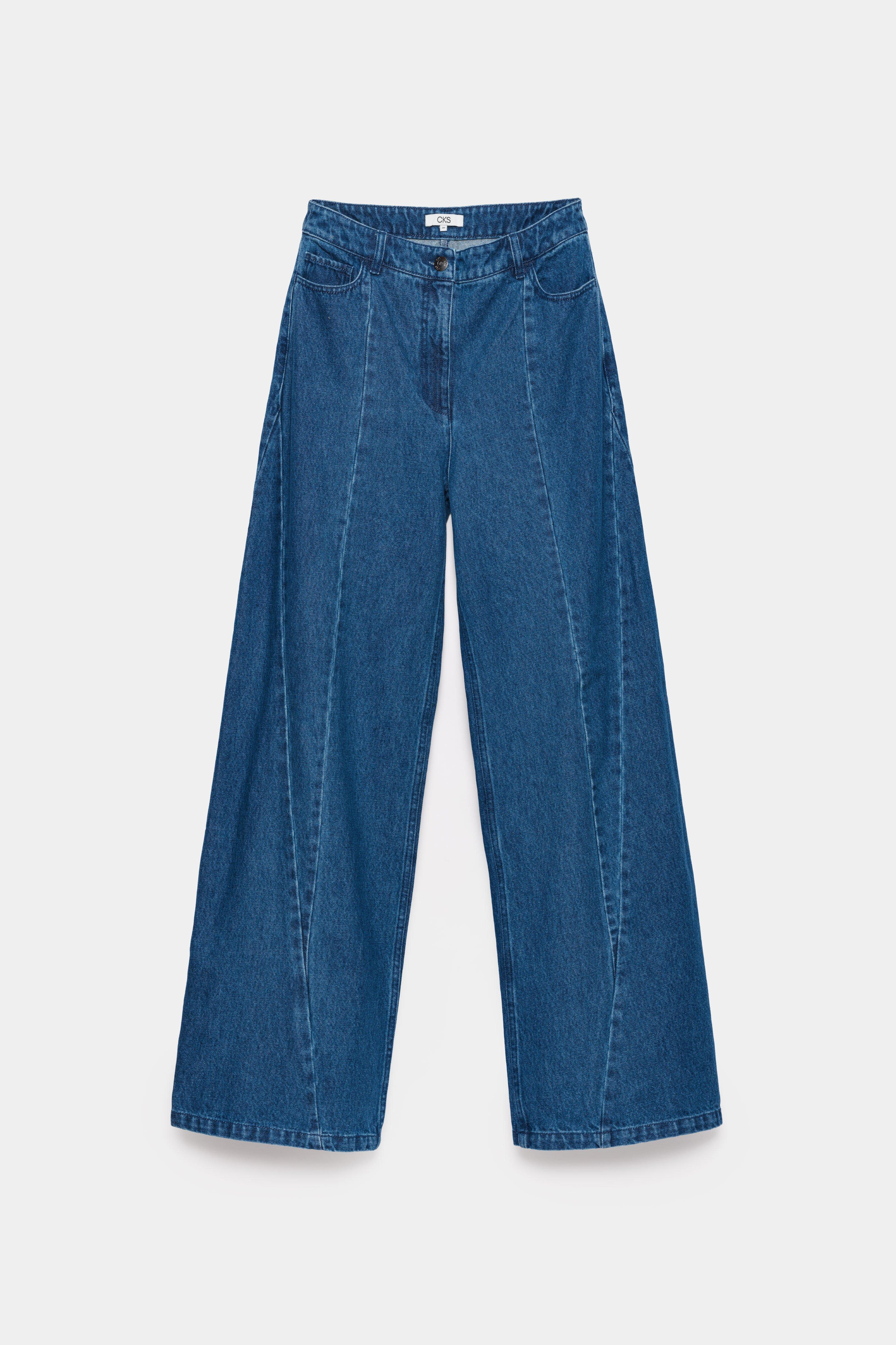 CKS - TREASURE - lange broek - blauw