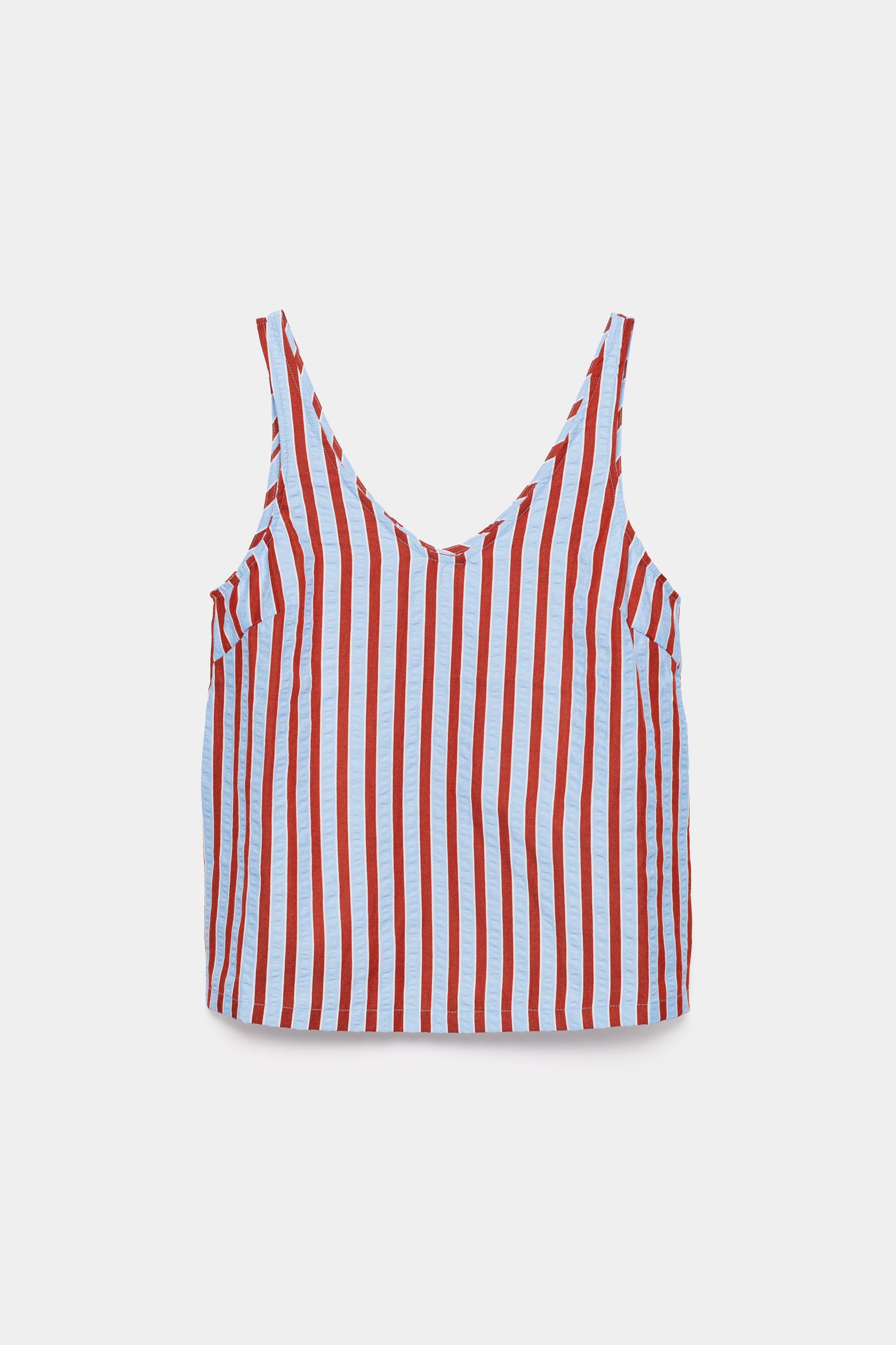 CKS - NUWIKA - top sans manches - bleu