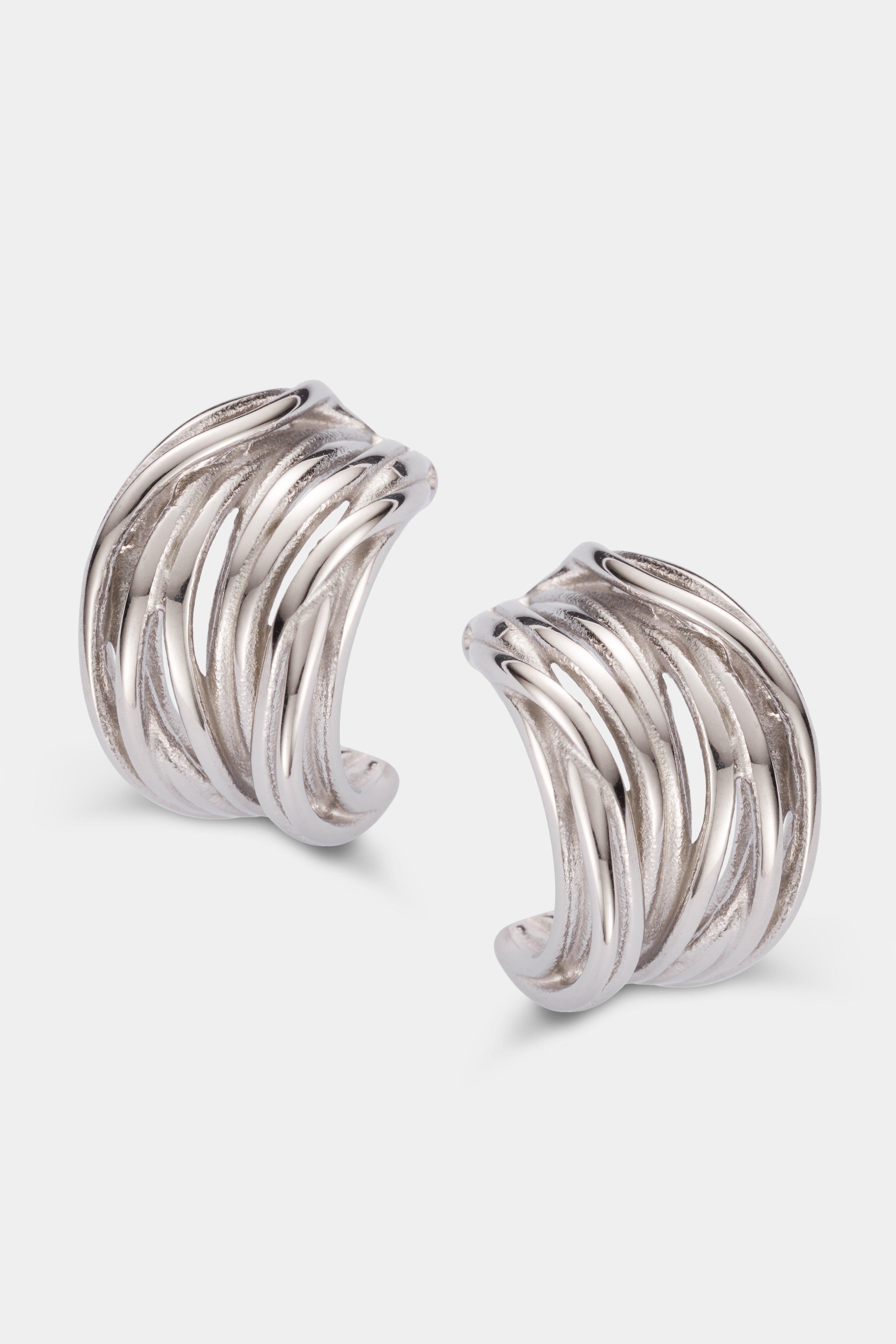 CKS - EARLY - earrings - light grey