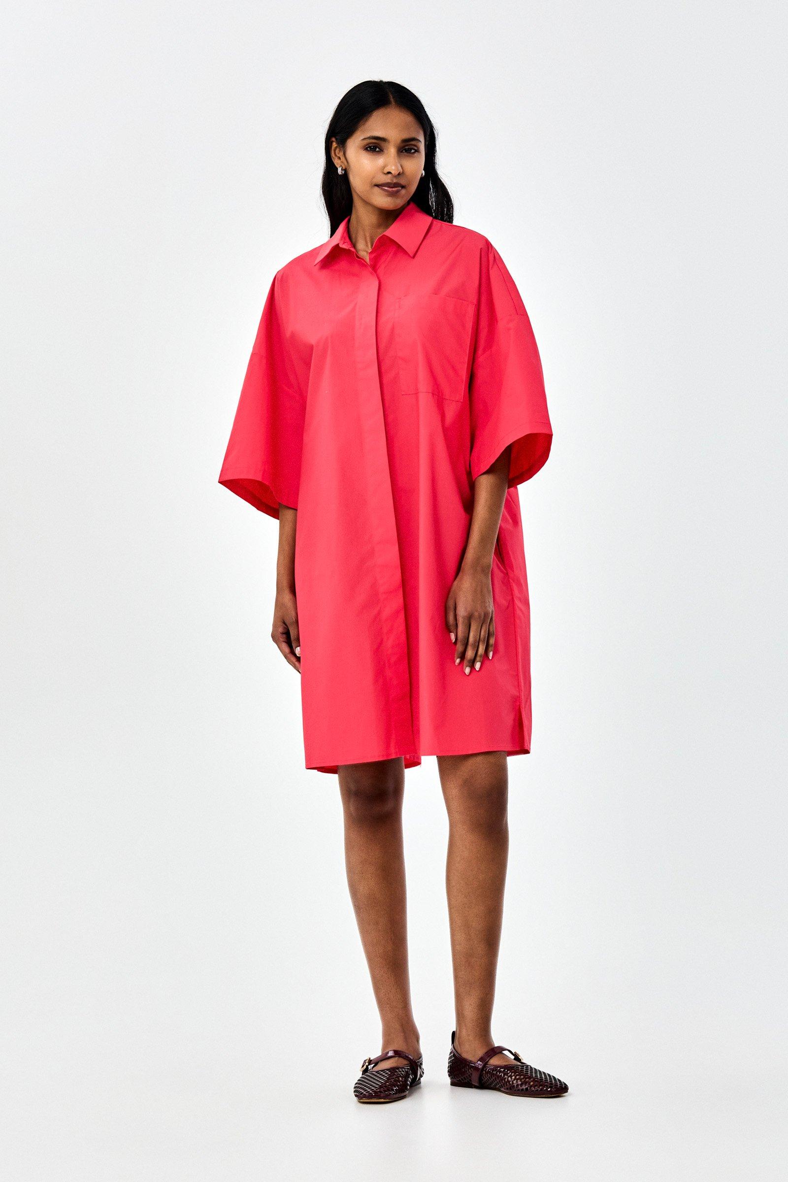 CKS - DIMPLY - robe courte - rose vif