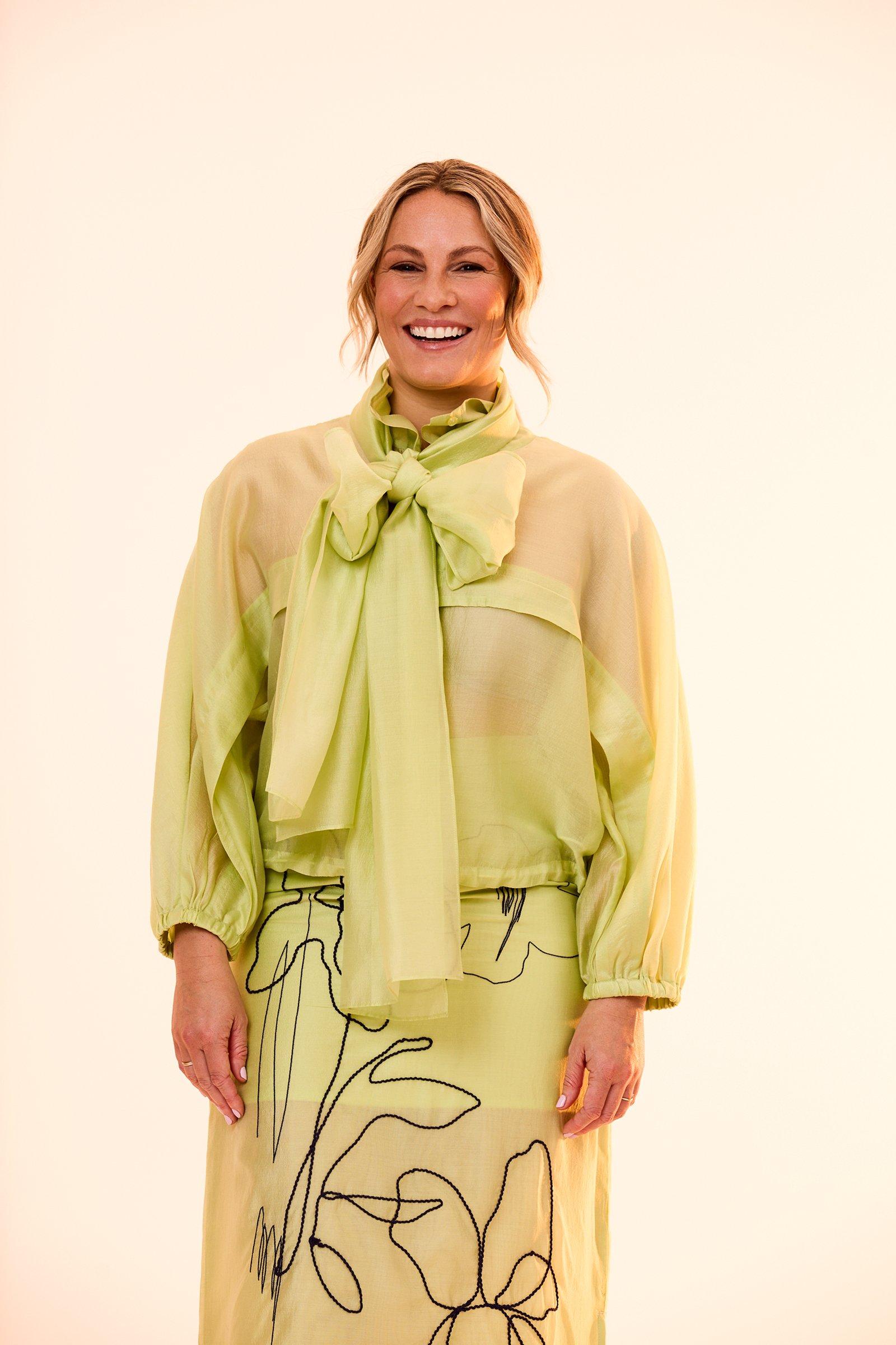 CKS - BettyxIrmy - blouse lange mouwen - khaki