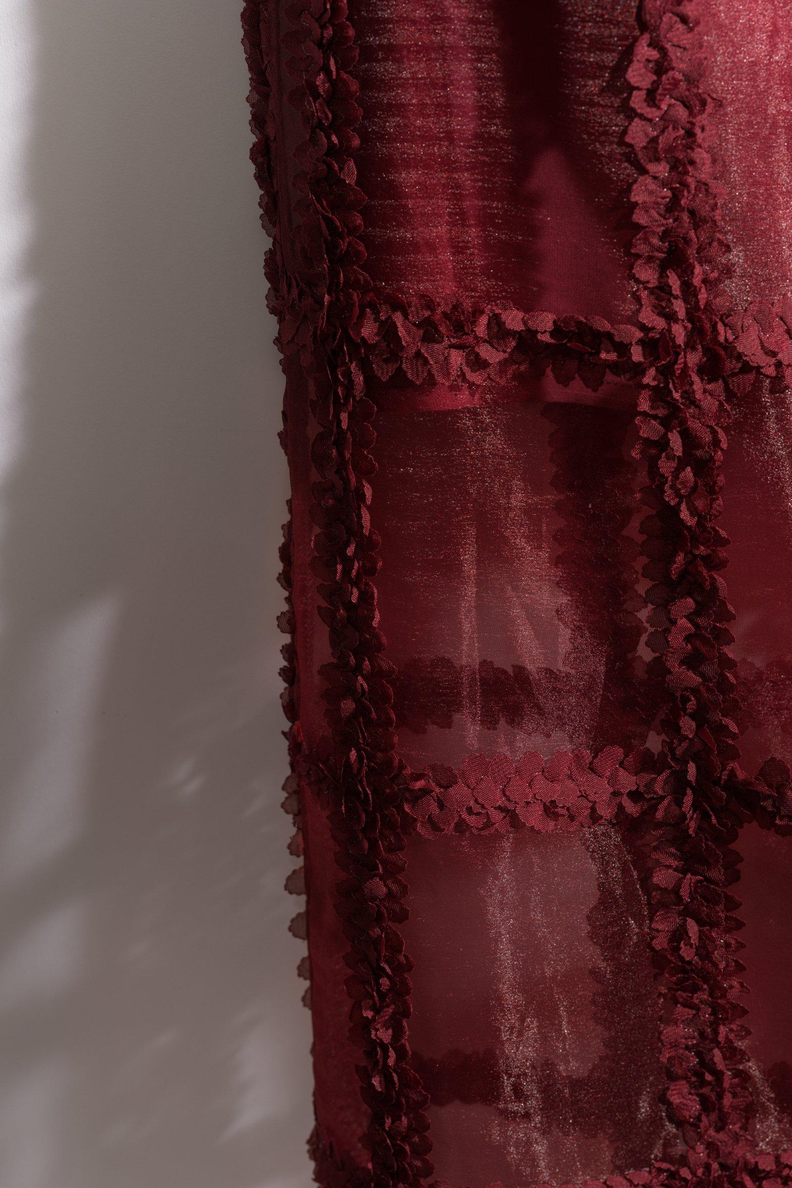 CKS - JuliettexIrmy - long skirt - burgundy