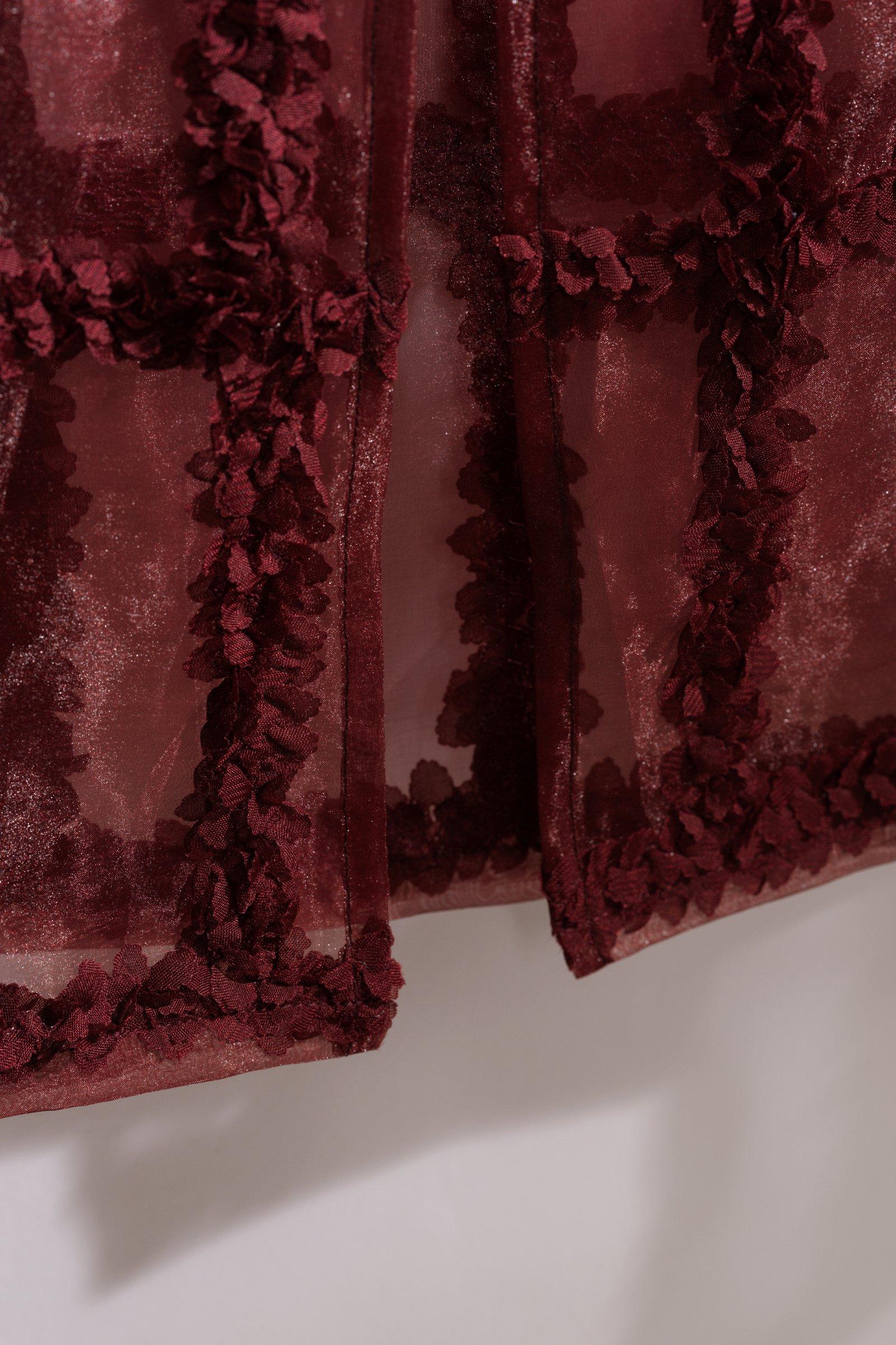 CKS - JuliettexIrmy - long skirt - burgundy