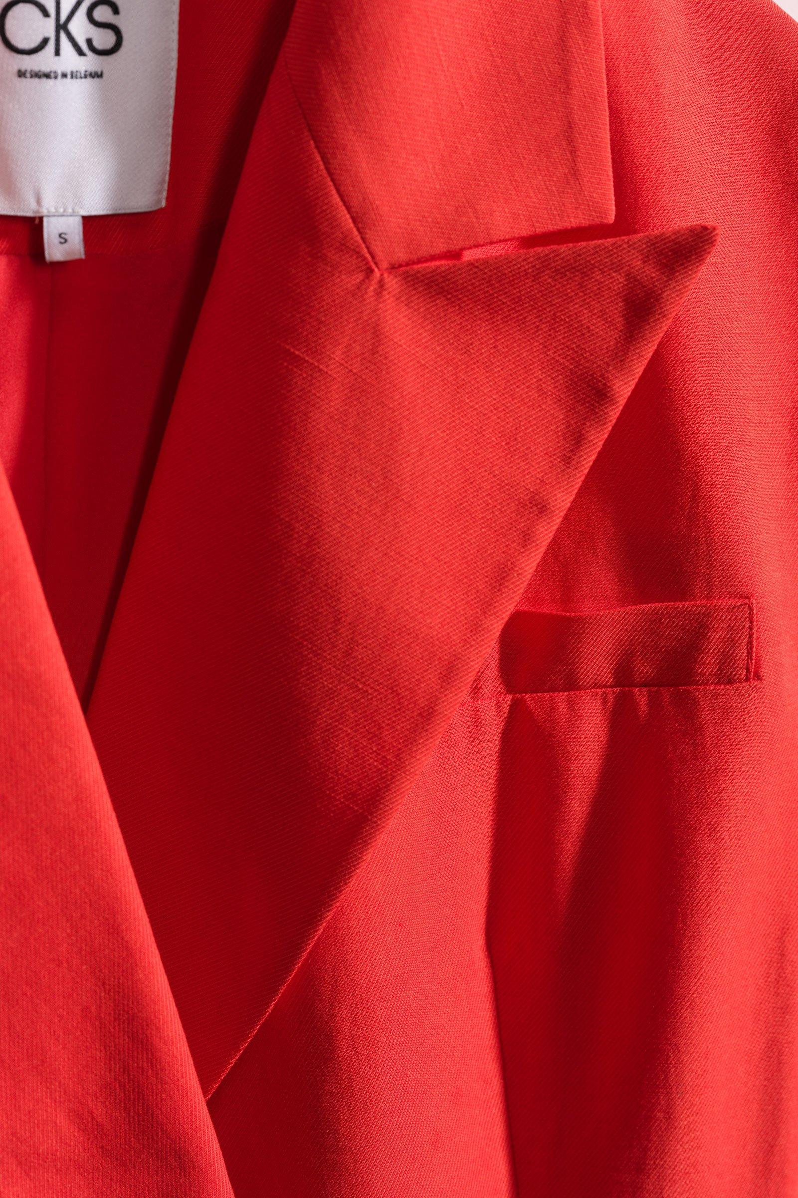 CKS - CLEEVE - blazer - rouge vif