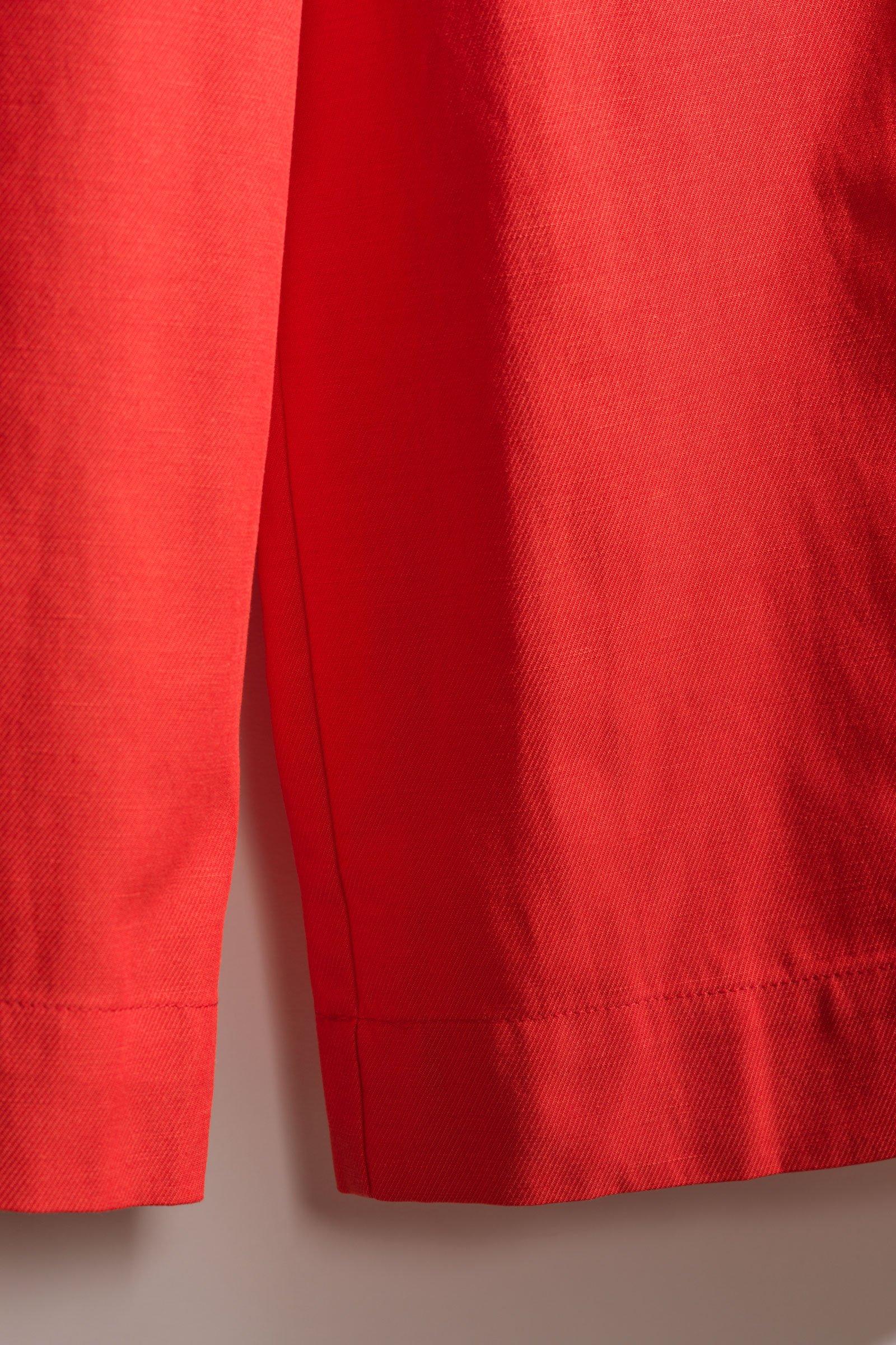 CKS - TAKELONGER - bermuda long - rouge vif