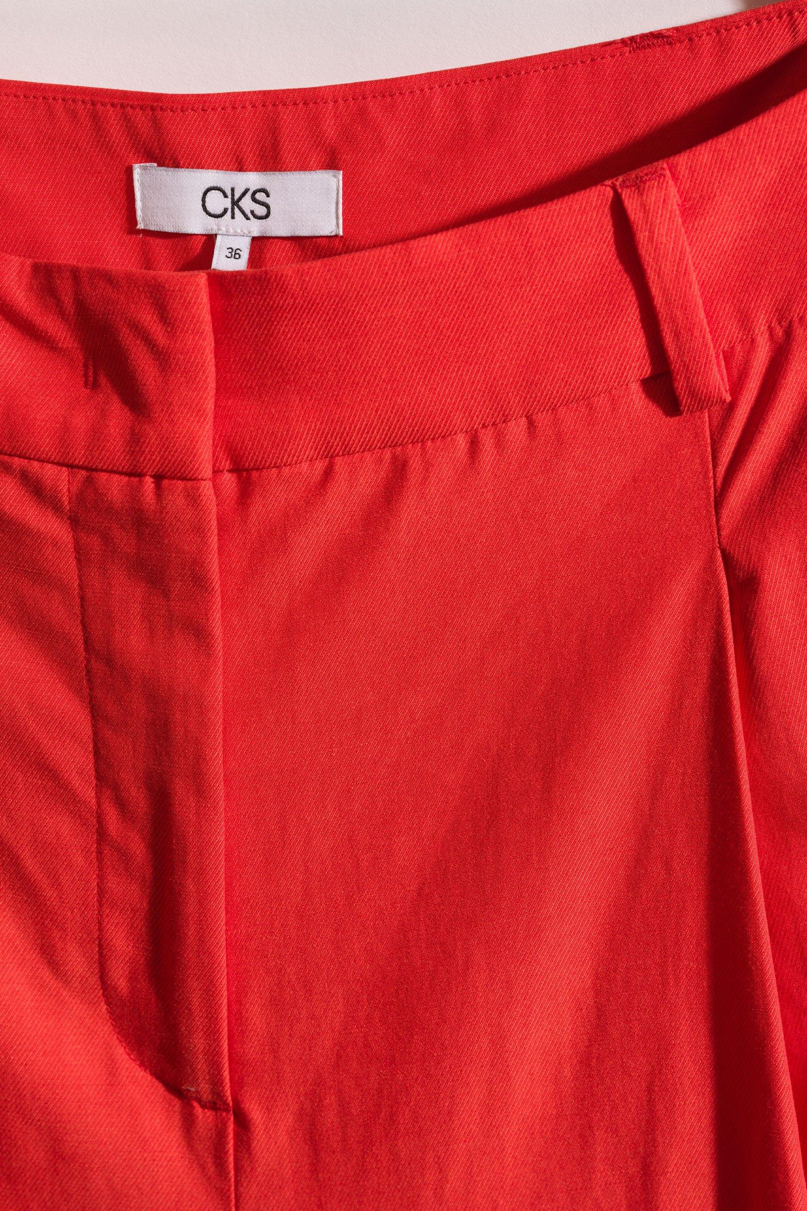 CKS - THEOWIDE - long trouser - bright red