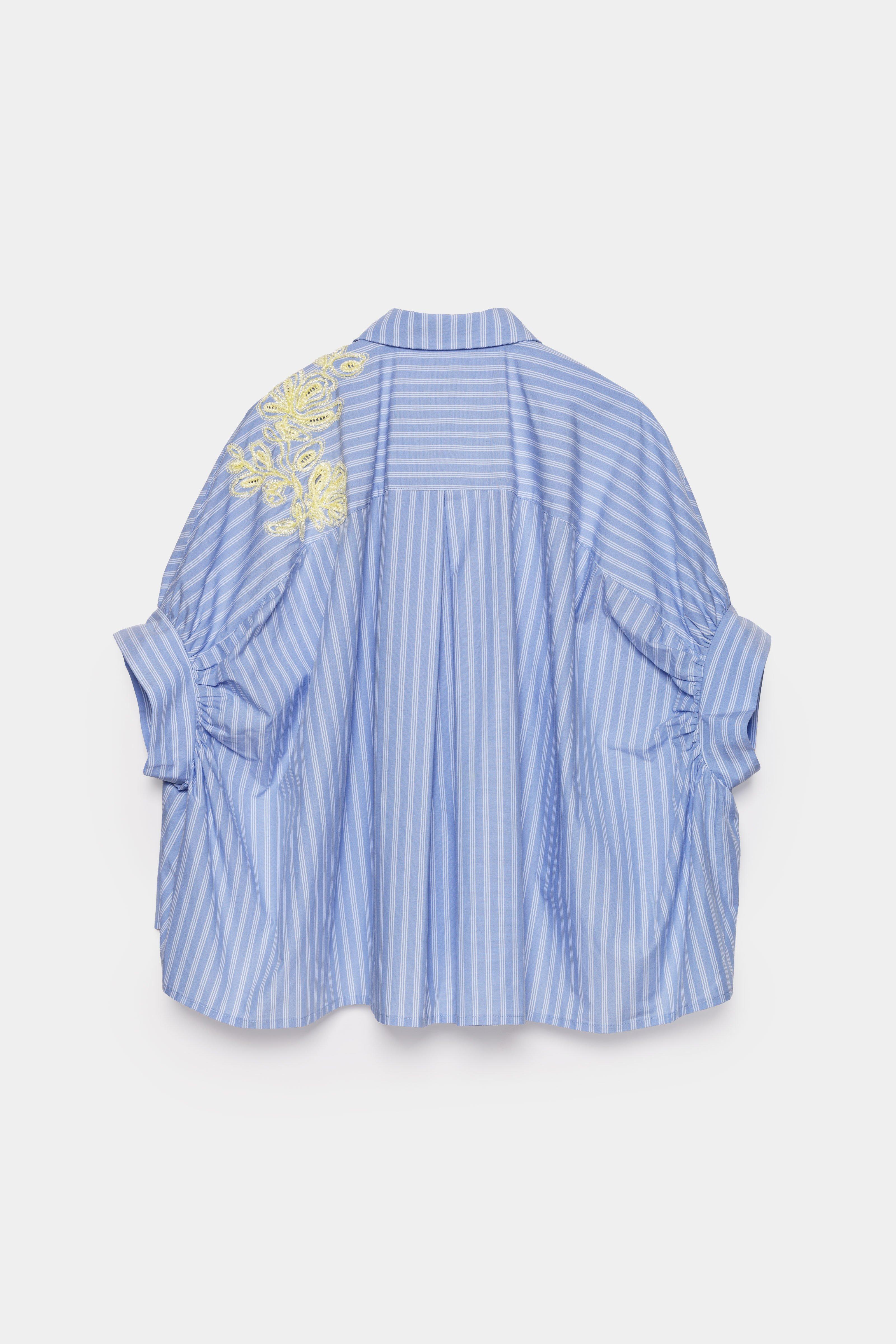 CKS - SAPE - blouse korte mouwen - blauw