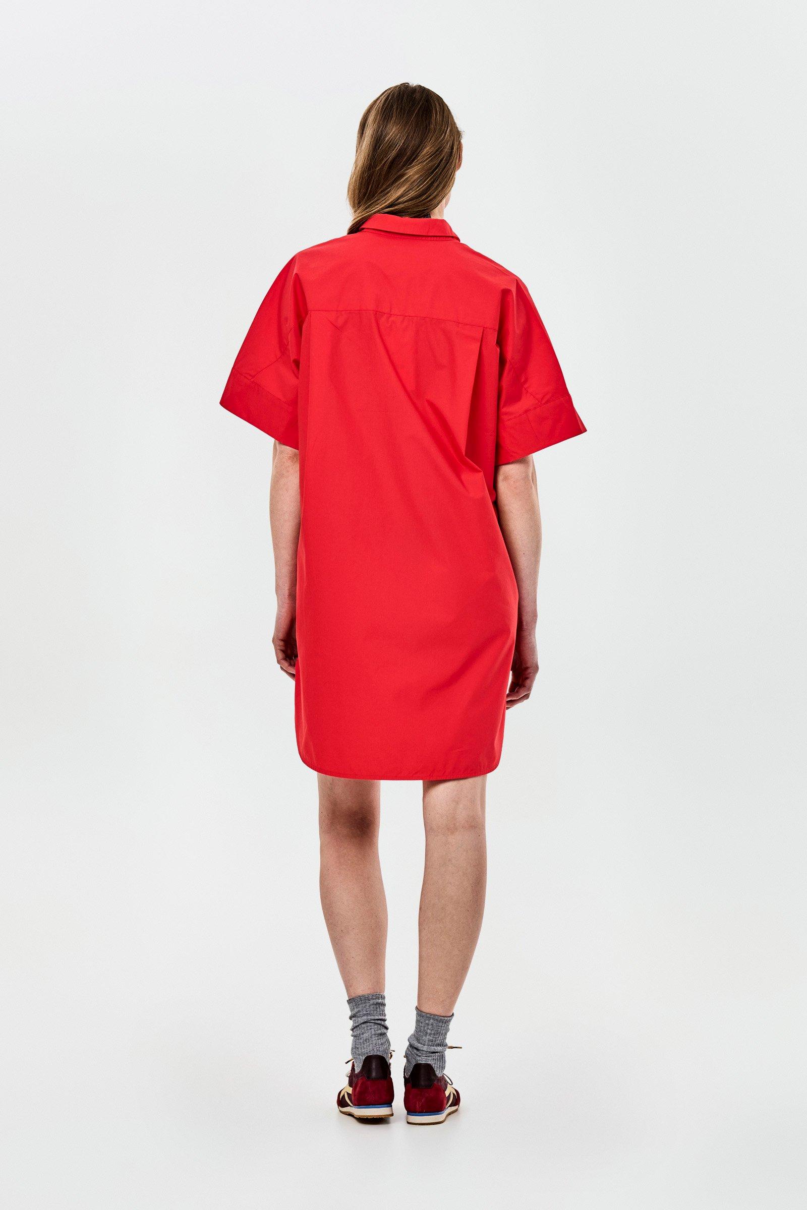 CKS - DAWSON - Kurzes Kleid - Hellrot