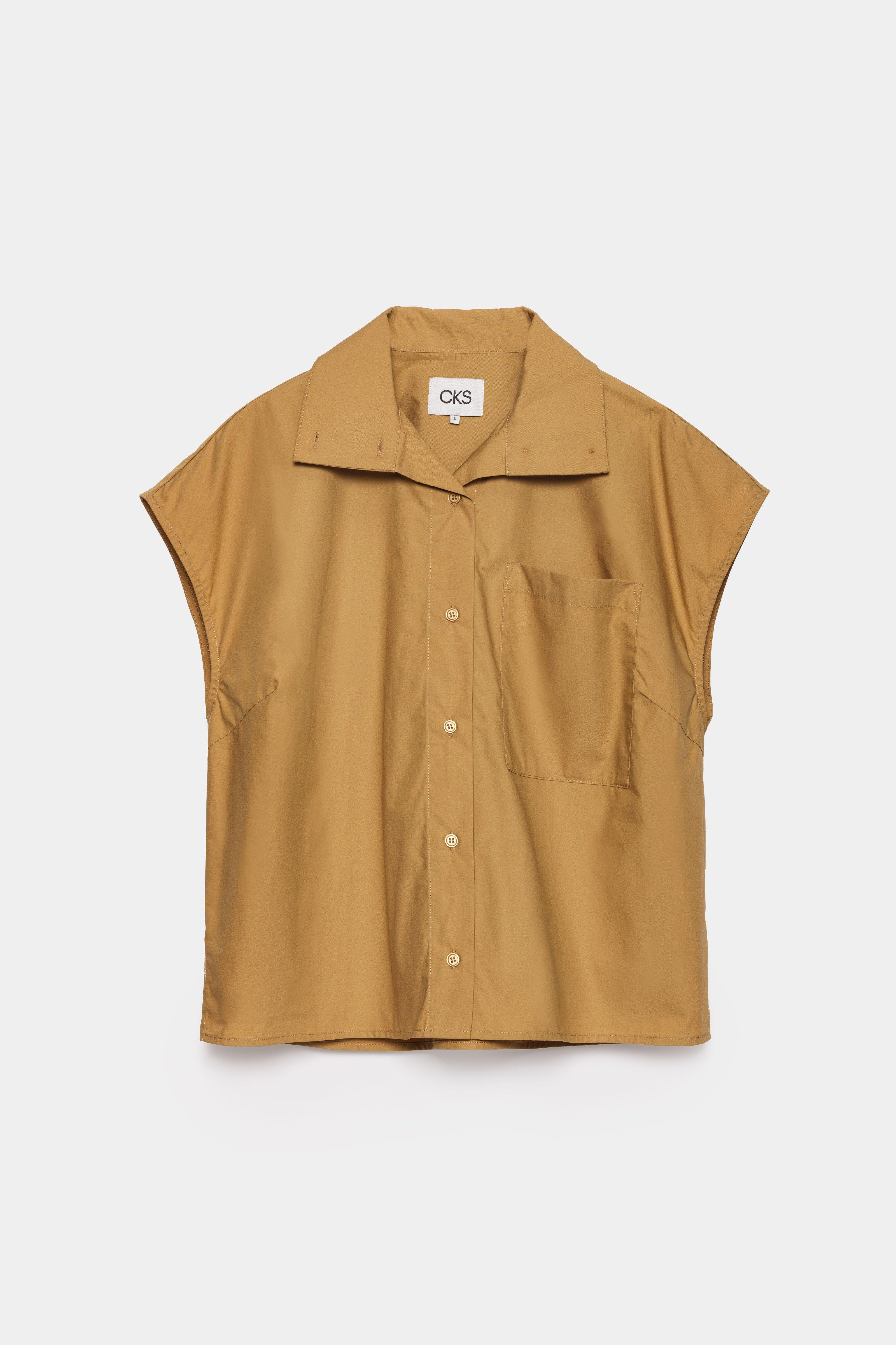 CKS - SEBOW - Bluse Kurze &Auml;rmel - Braun