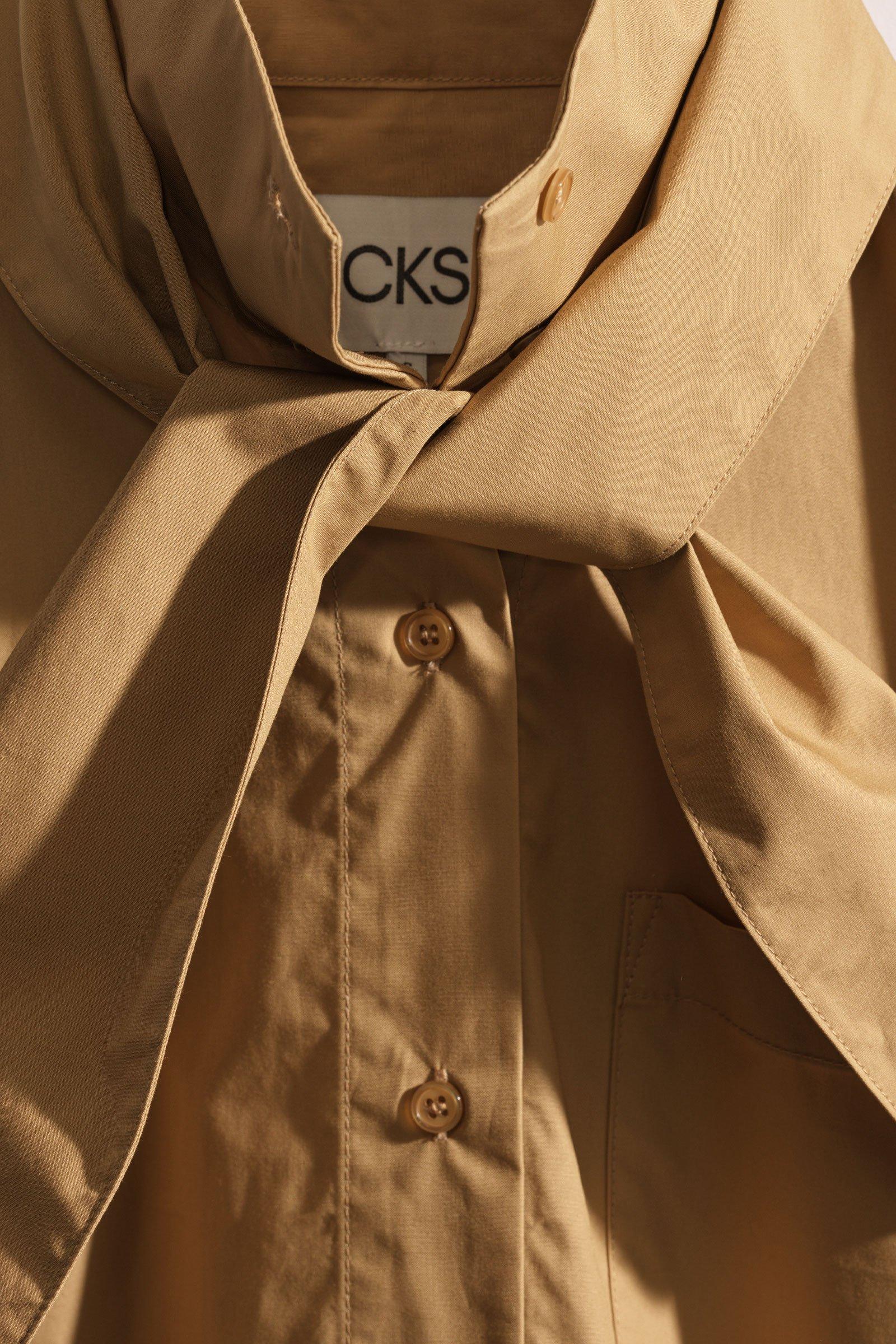 CKS - SEBOW - blouse short sleeves - brown