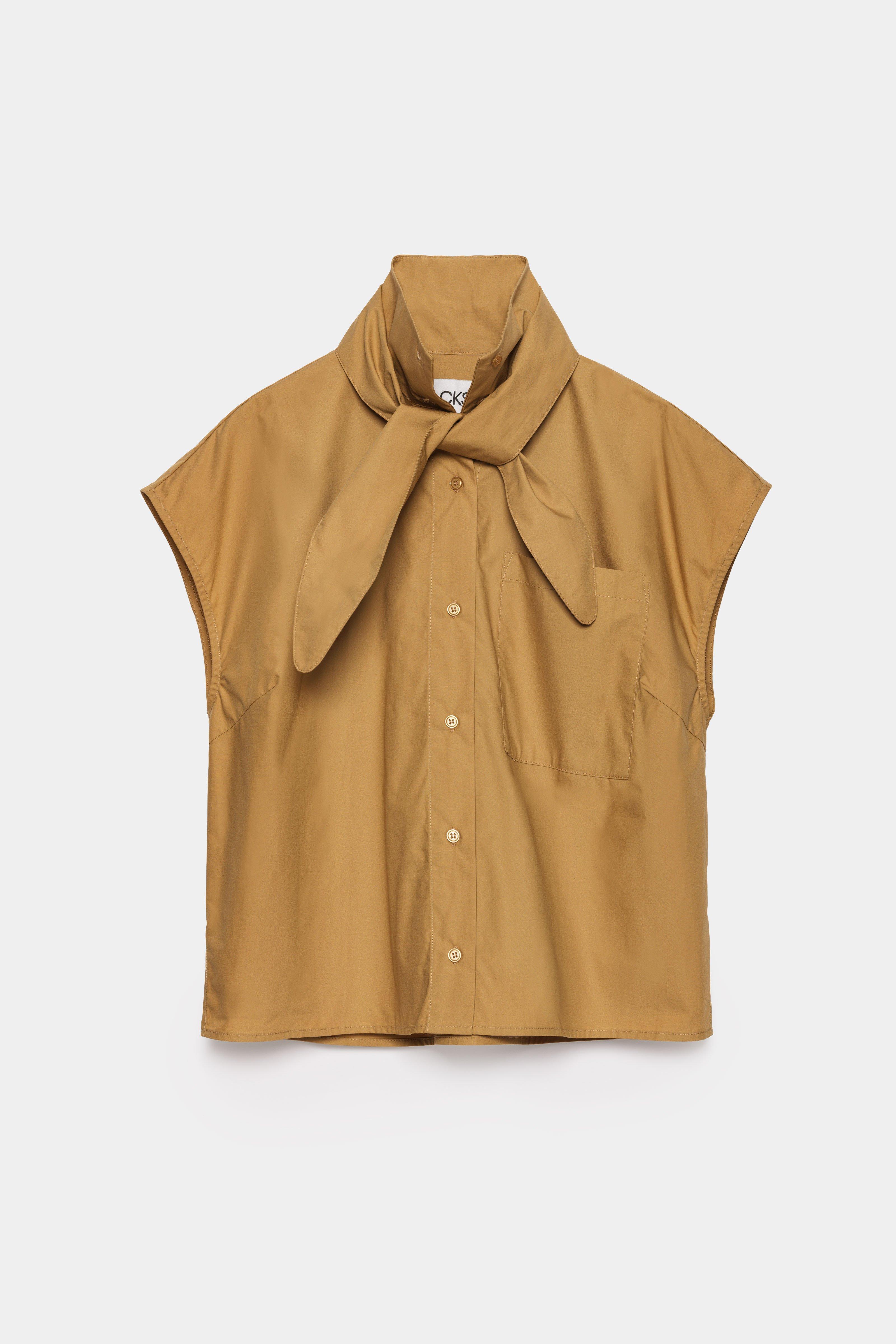 CKS - SEBOW - chemisier &agrave; manches courtes - brun