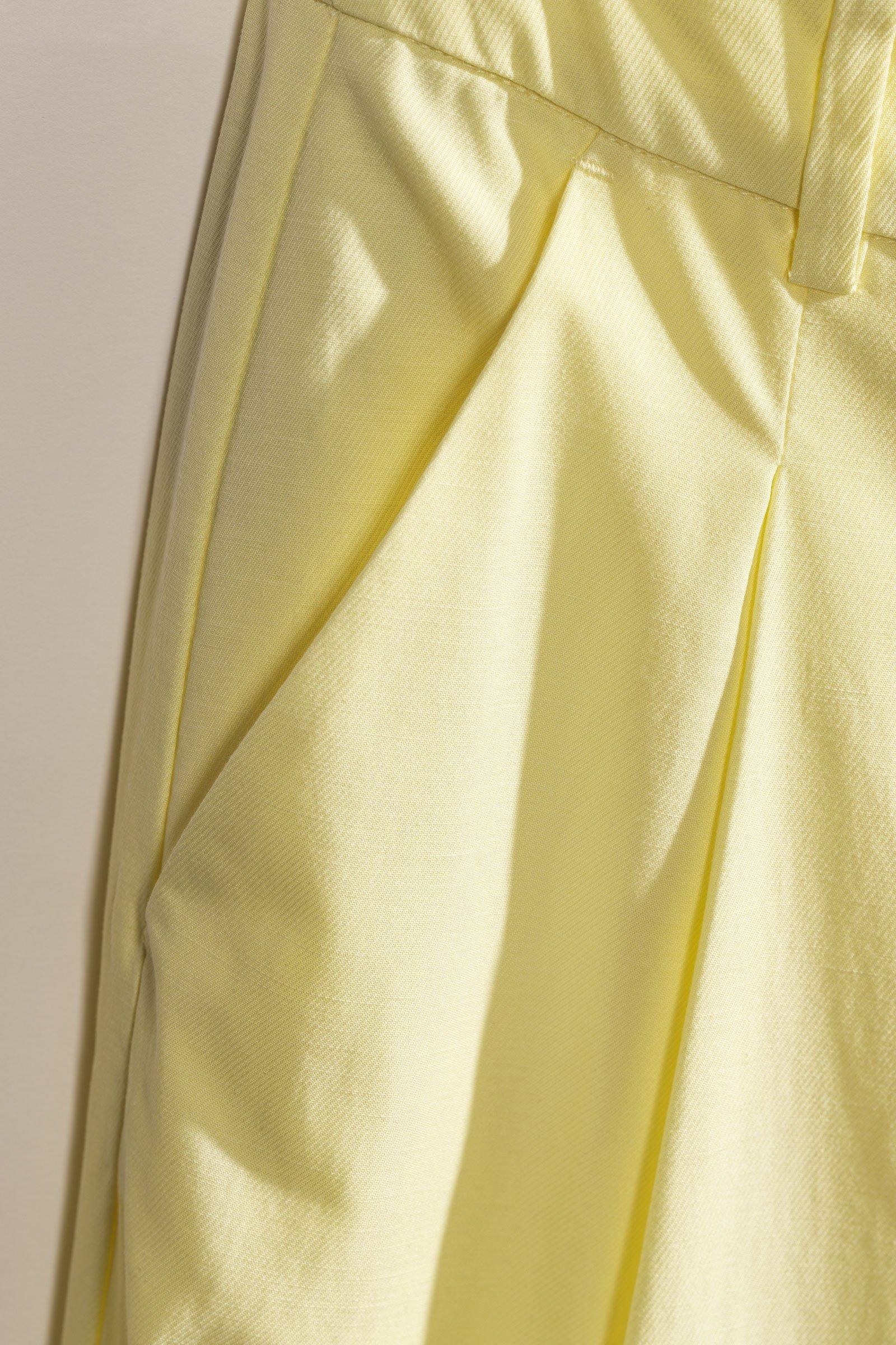 CKS - THEOWIDE - long trouser - light yellow