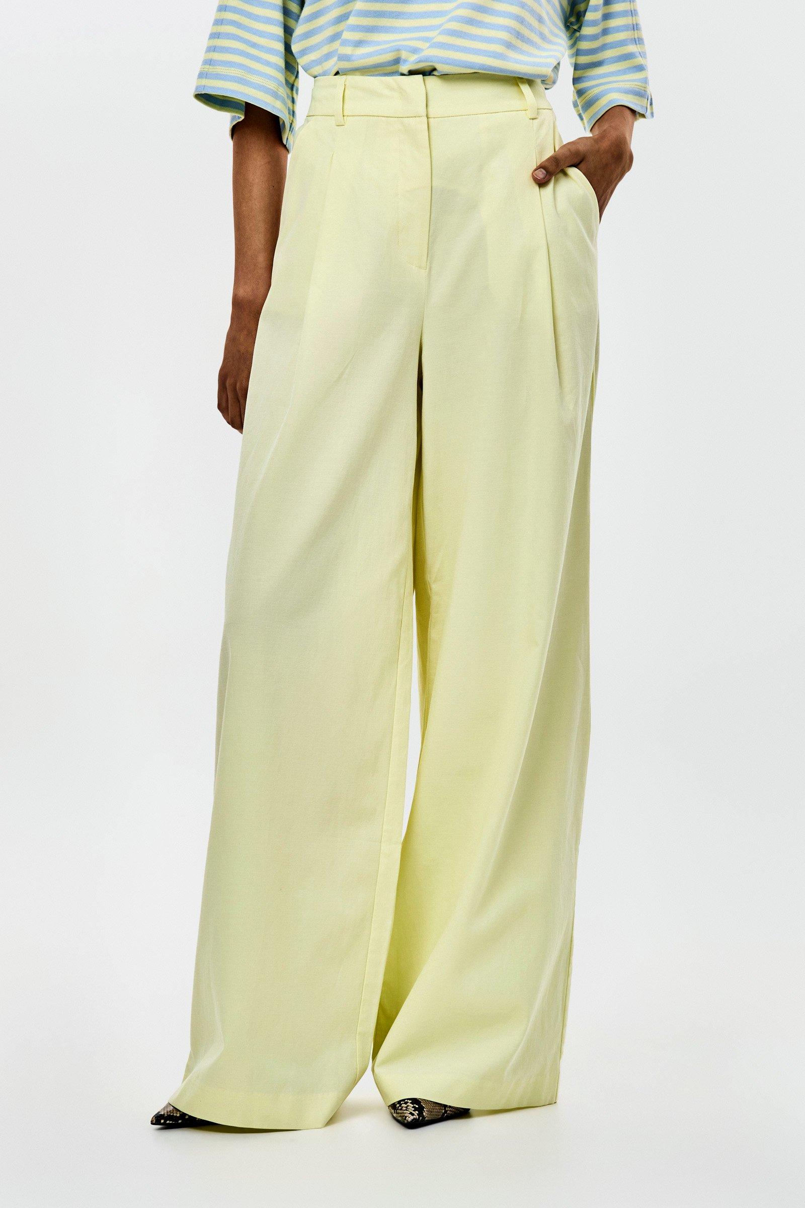 CKS - THEOWIDE - Lange Hose - Hellgelb