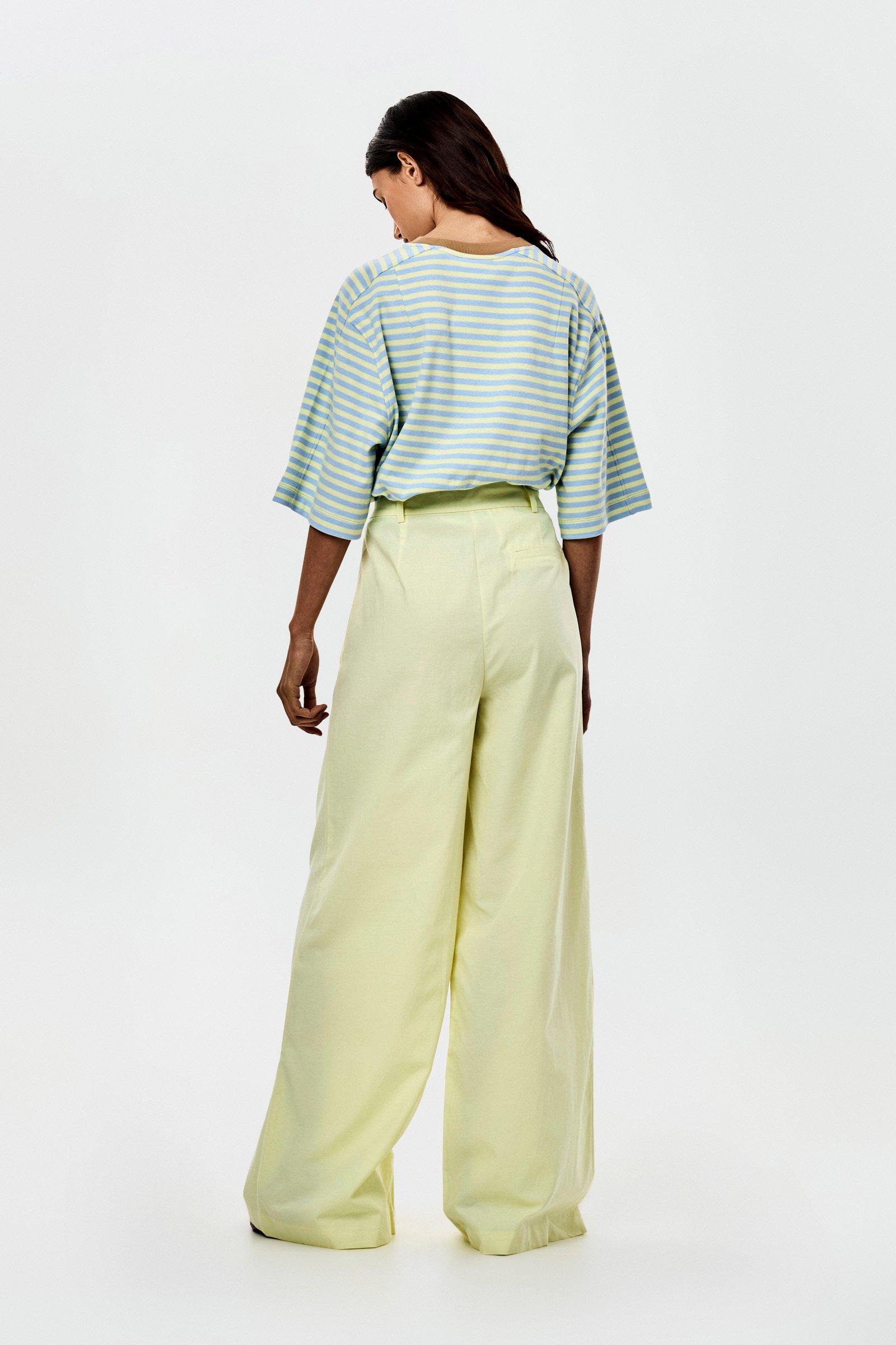 CKS - THEOWIDE - long trouser - light yellow