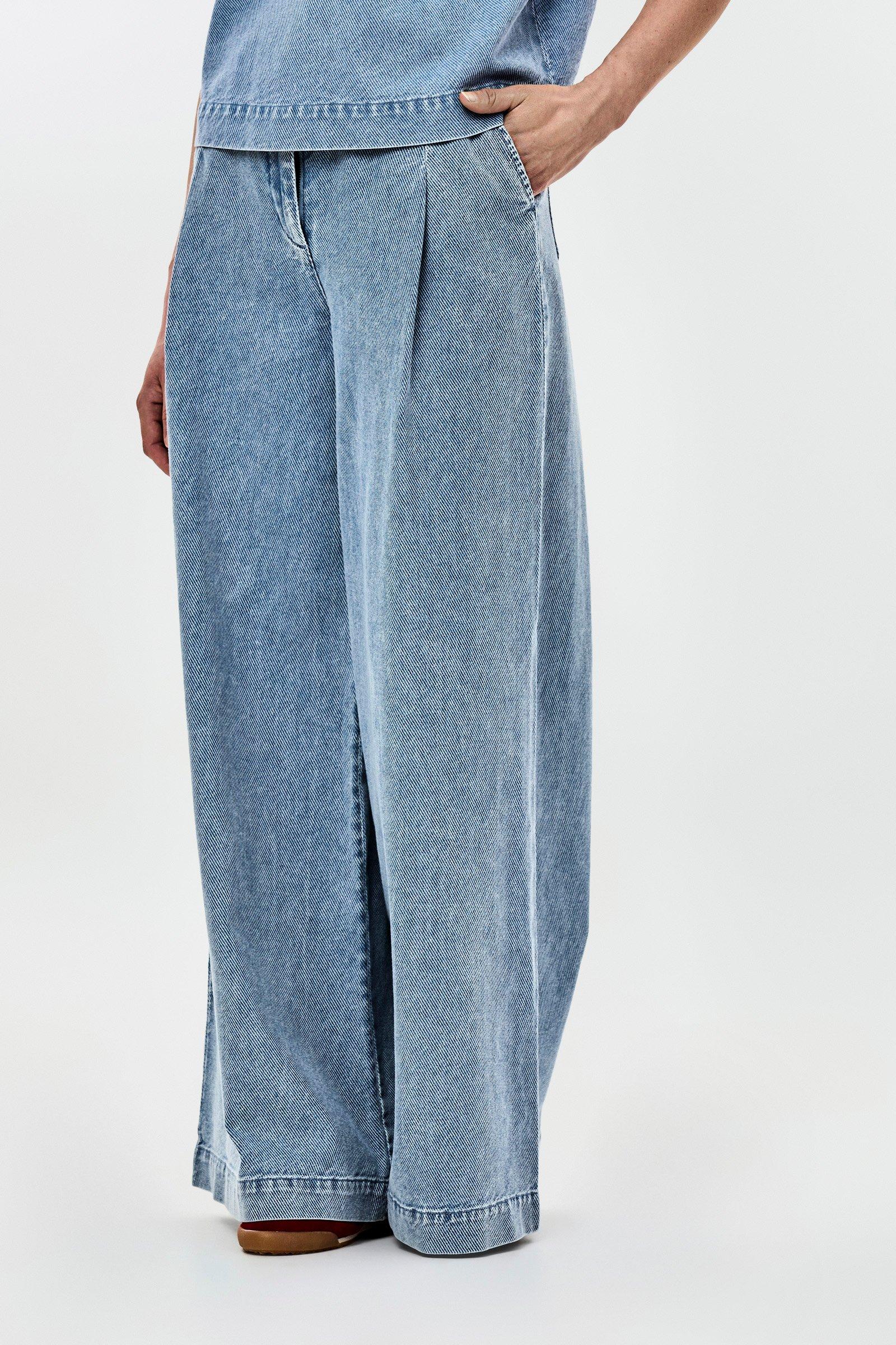 CKS - THEOWIDER - long trouser - blue
