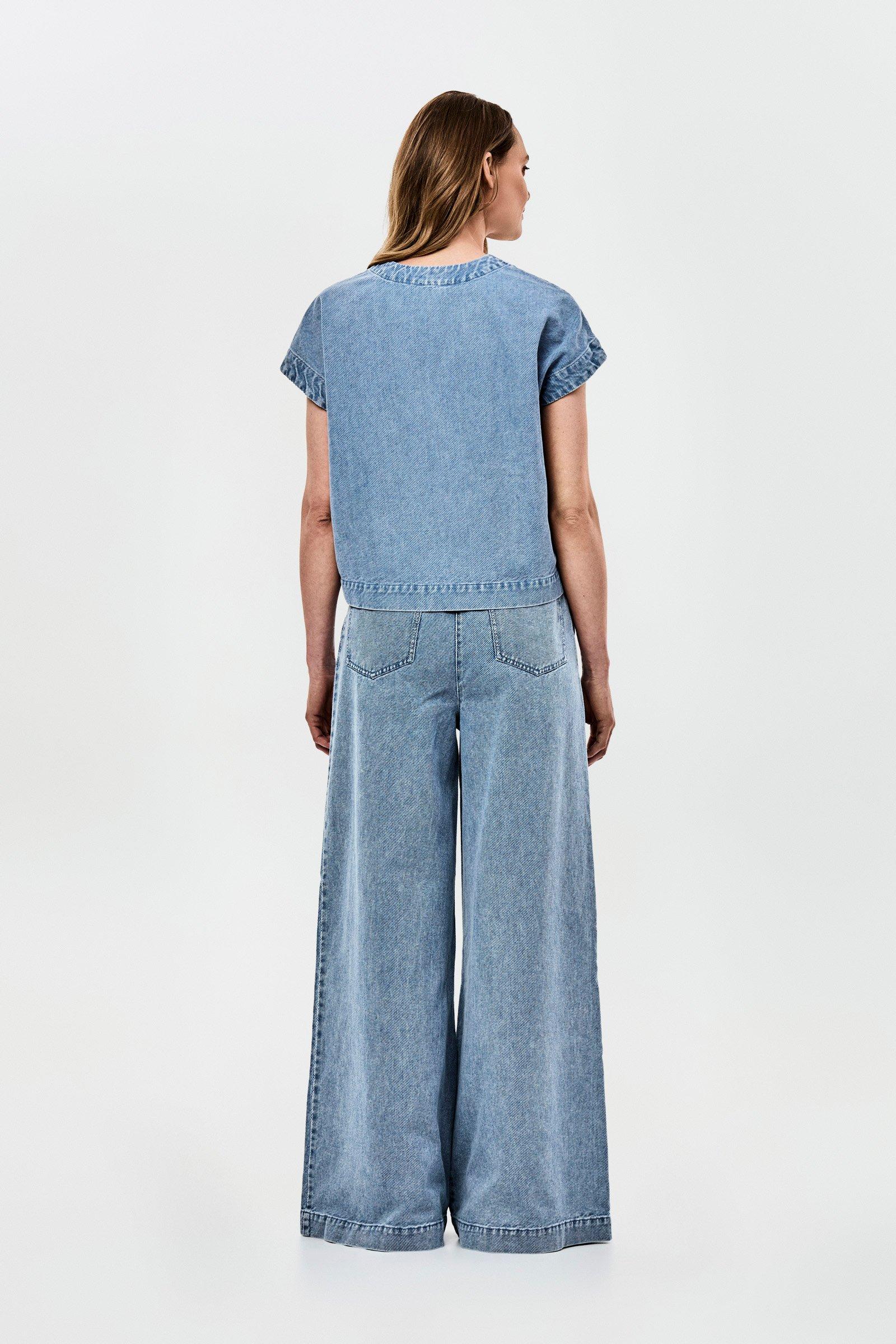 CKS - THEOWIDER - long trouser - blue