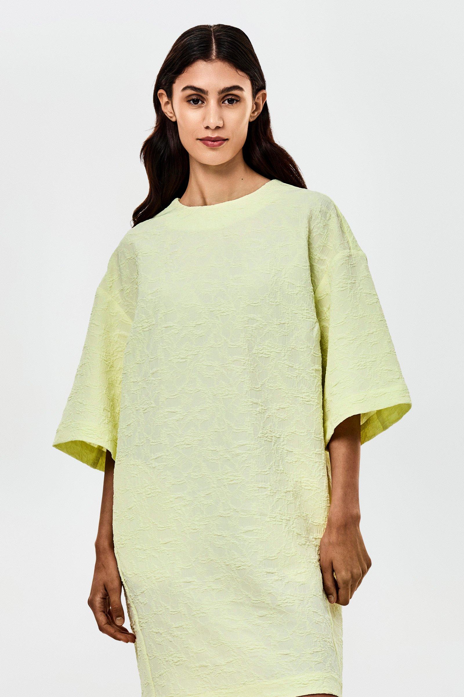 CKS - DAWA - robe courte - jaune claire